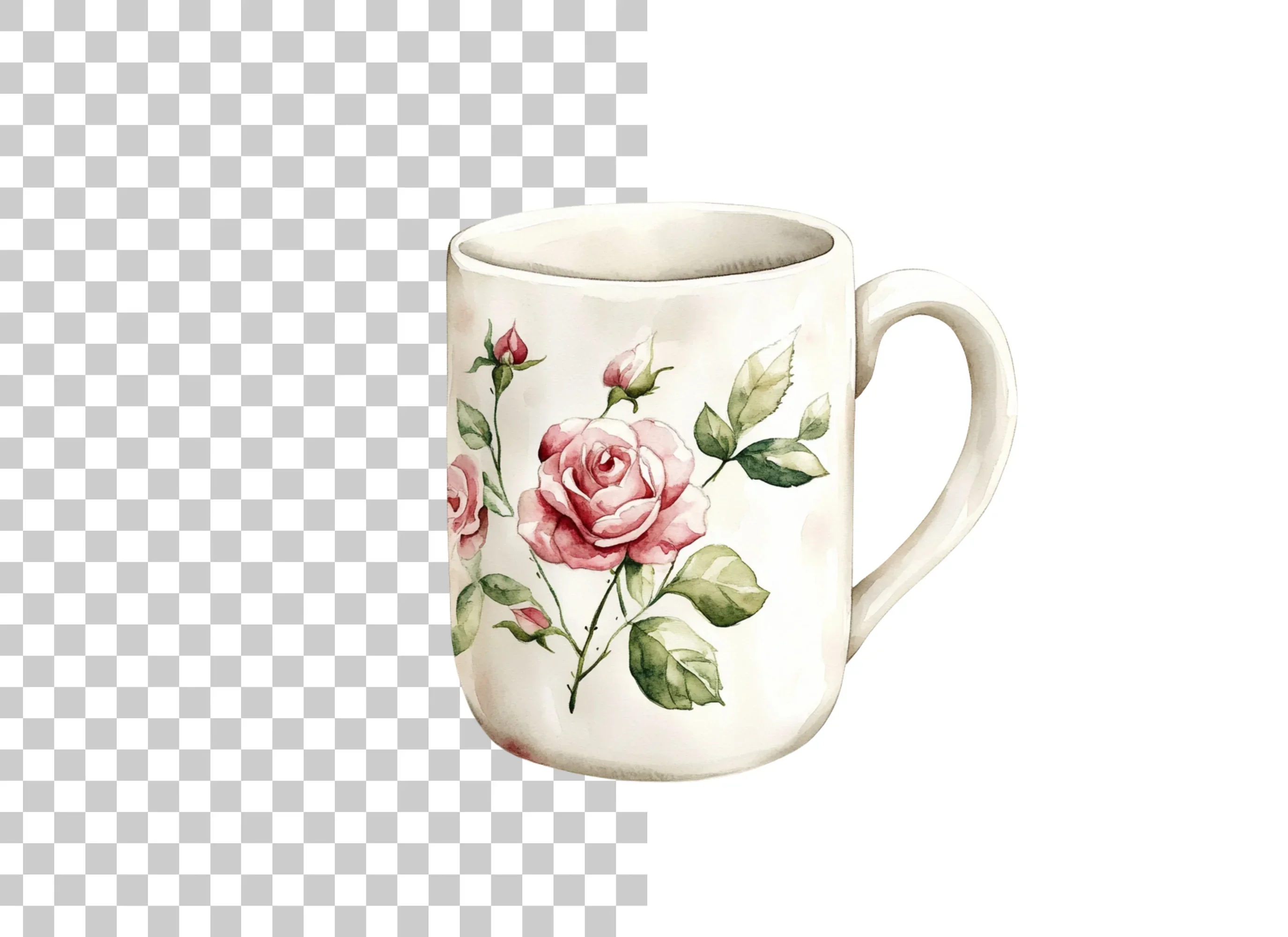 Elegant Rose Floral Clipart Bundle - Image 2