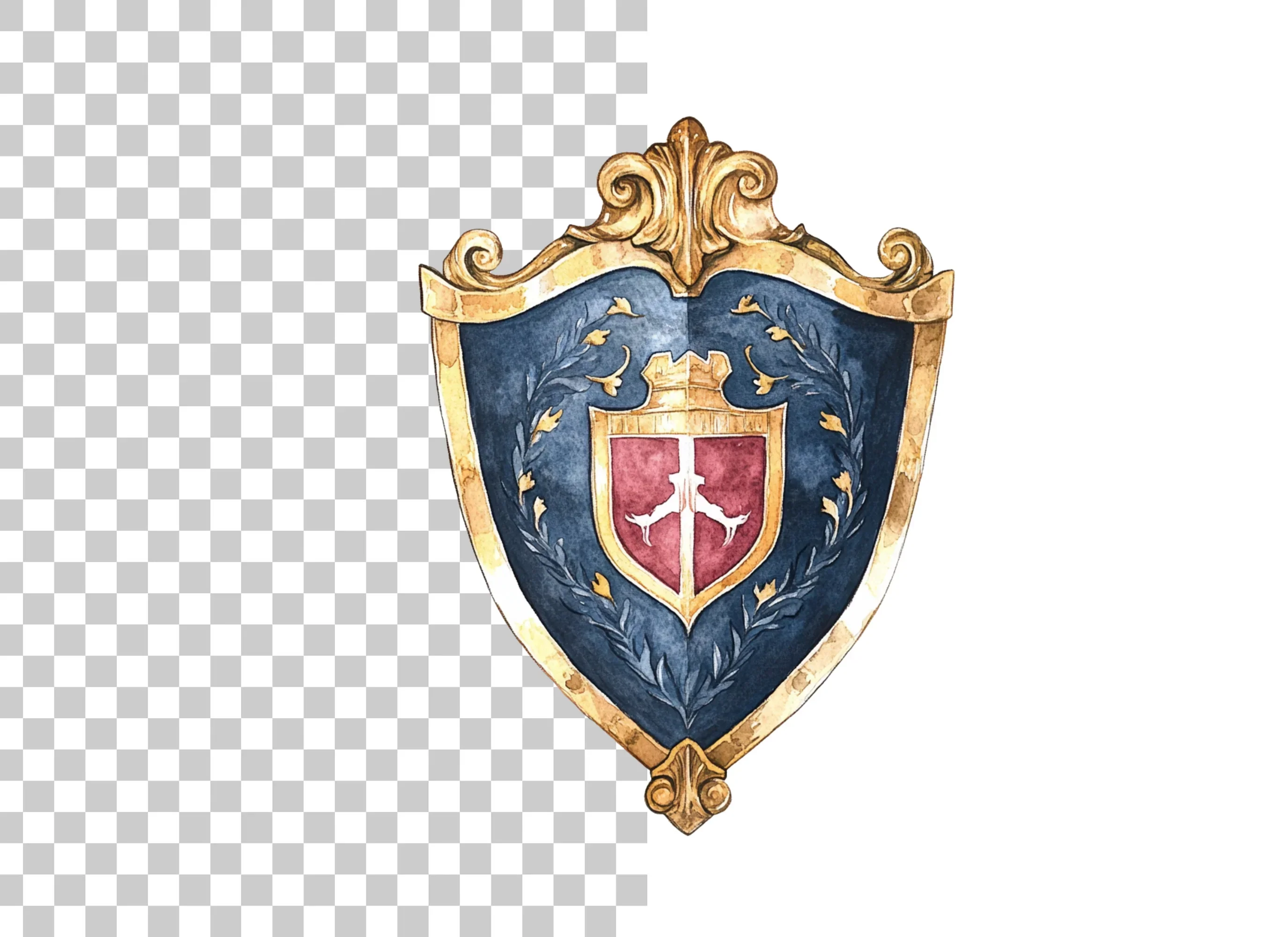 Elegant Royal Crests Clipart Bundle - Image 2