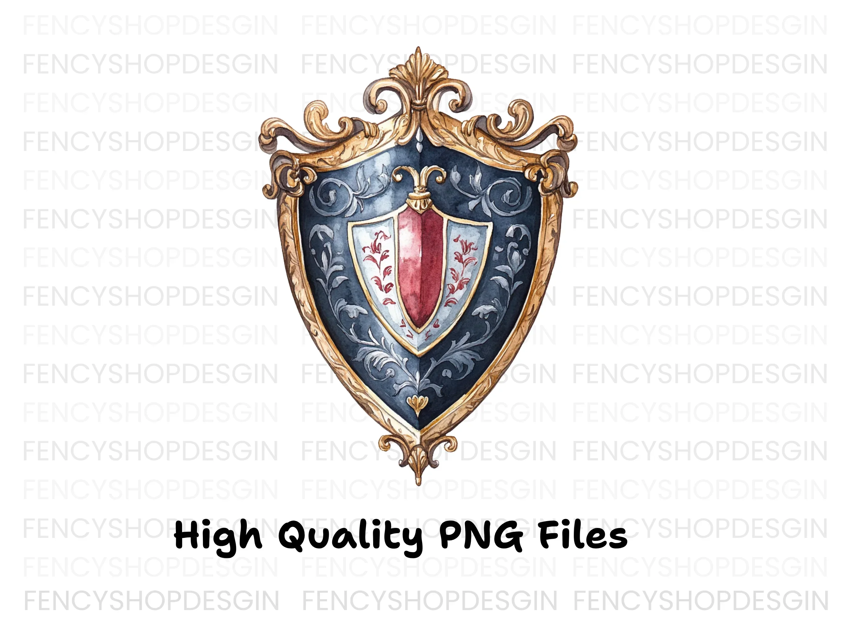 Elegant Royal Crests Clipart Bundle - Image 3