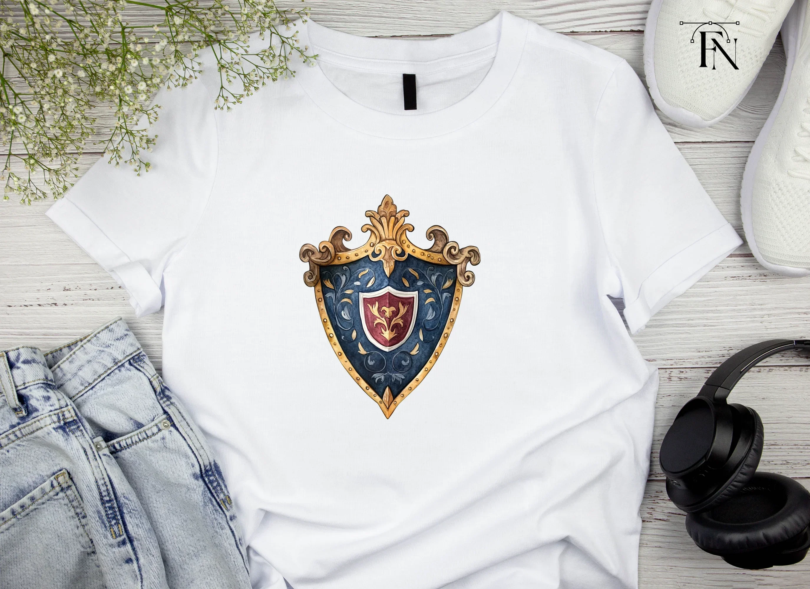 Elegant Royal Crests Clipart Bundle - Image 4