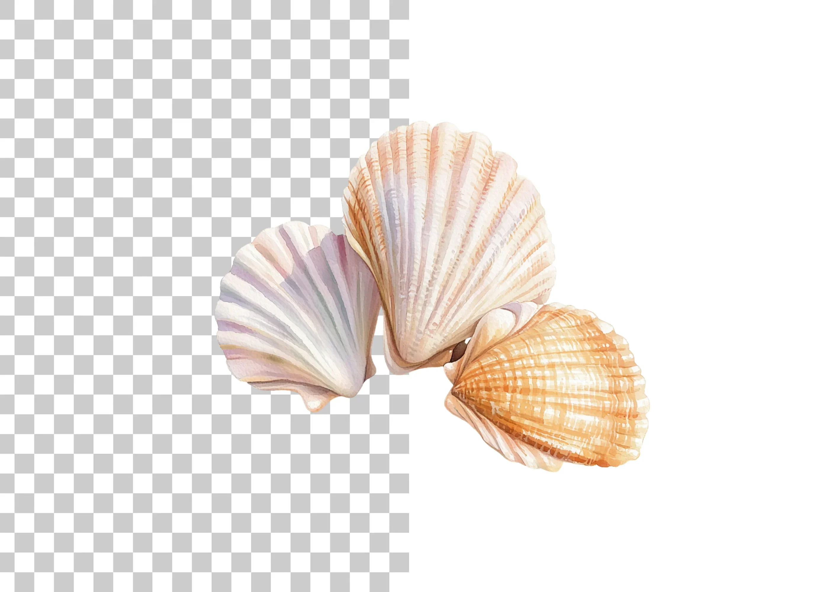 Elegant Seashells Clipart Bundle - Image 2