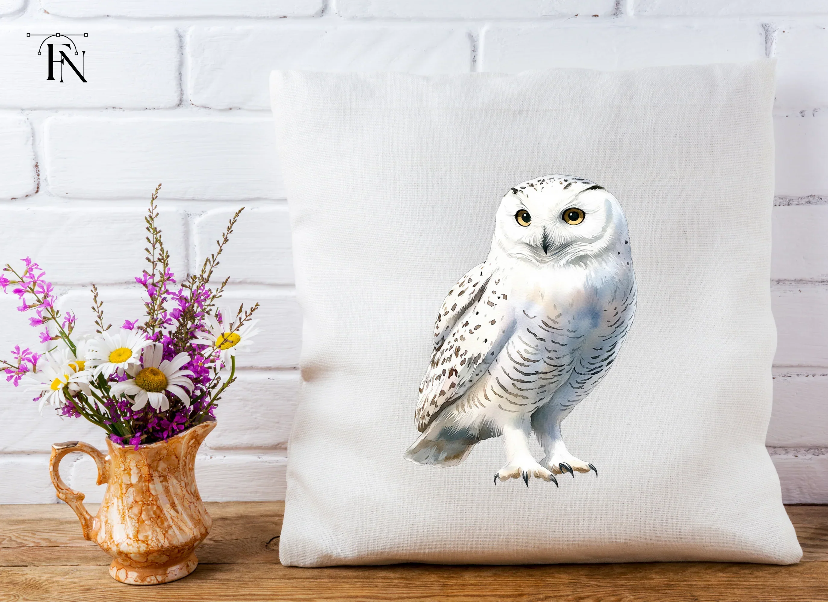 Elegant Snowy Owl Clipart Bundle - Image 5