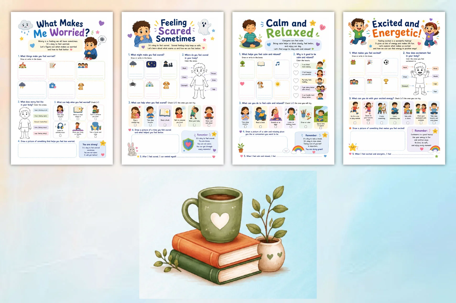 Emotional Growth For Kids Workbook - Image 2