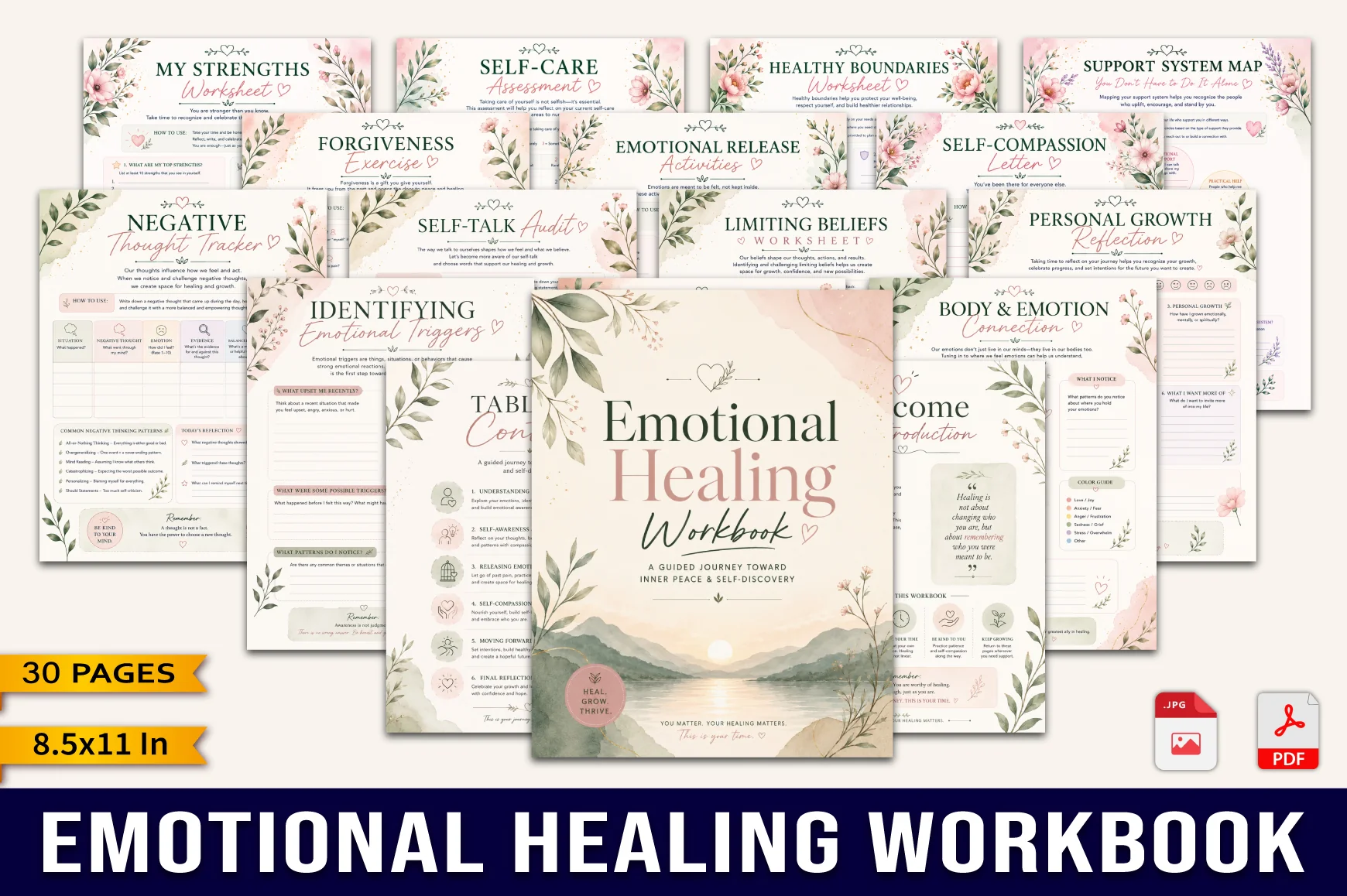 Emotional Healing Workbook