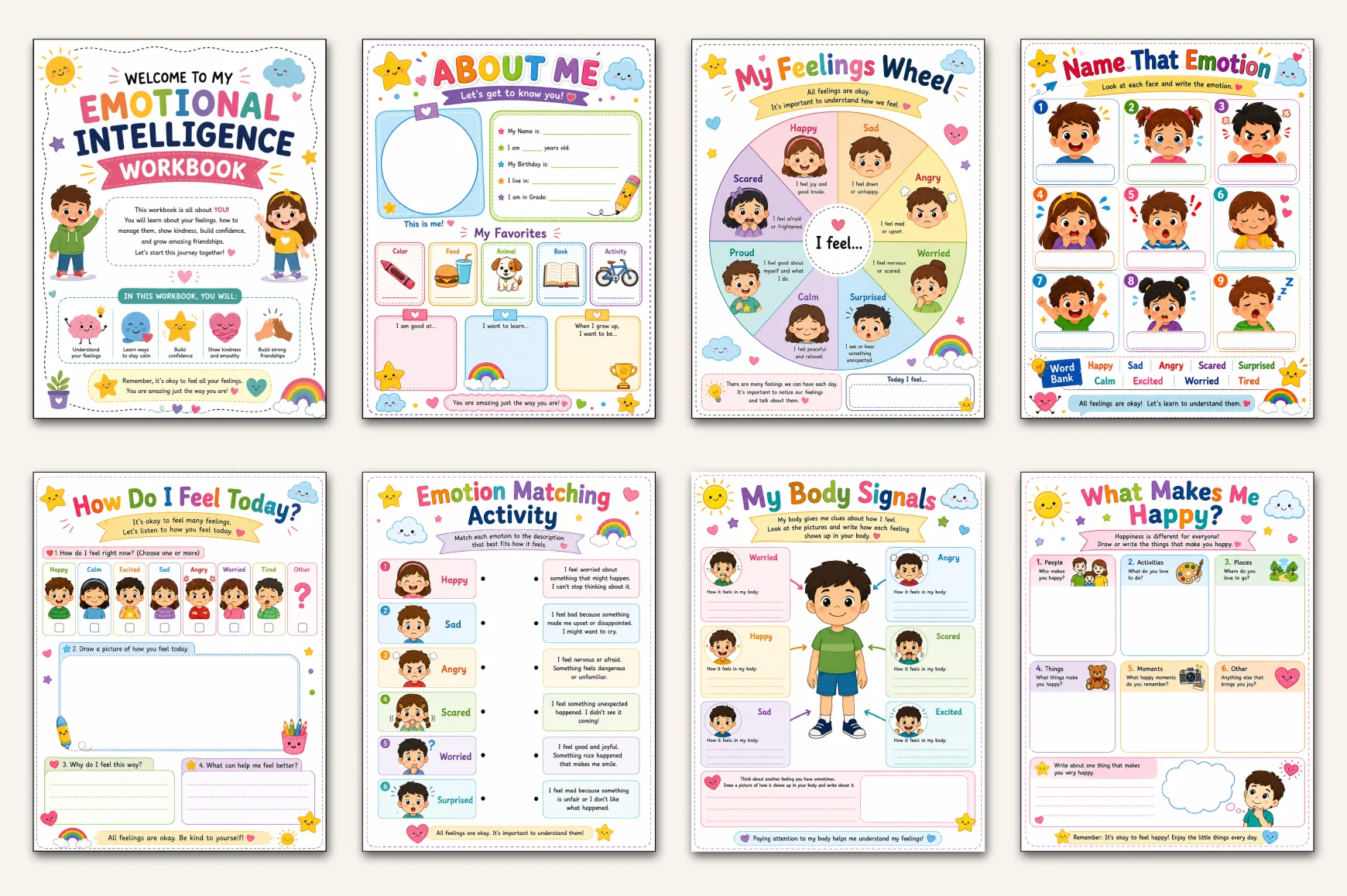 Emotional Intelligence For Kids Workbook - Image 2
