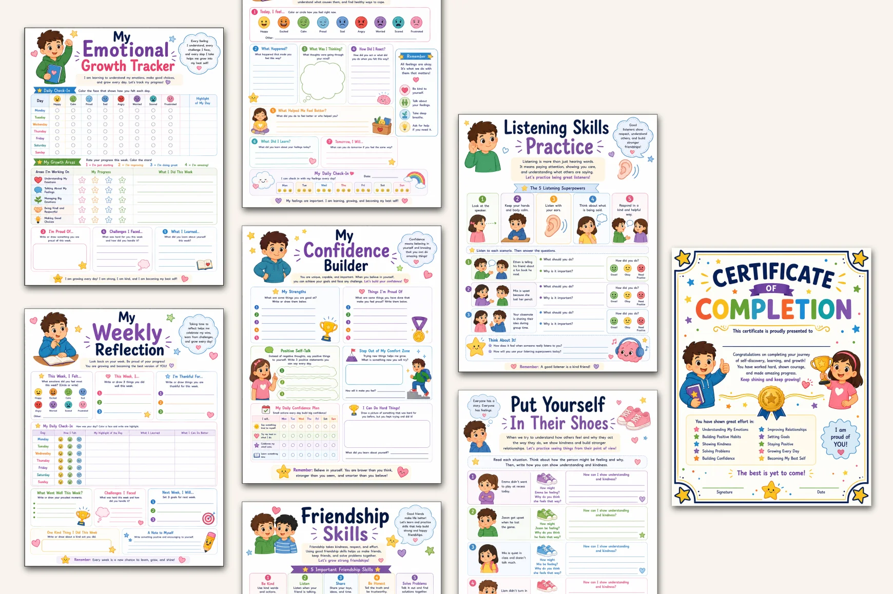 Emotional Intelligence For Kids Workbook - Image 4