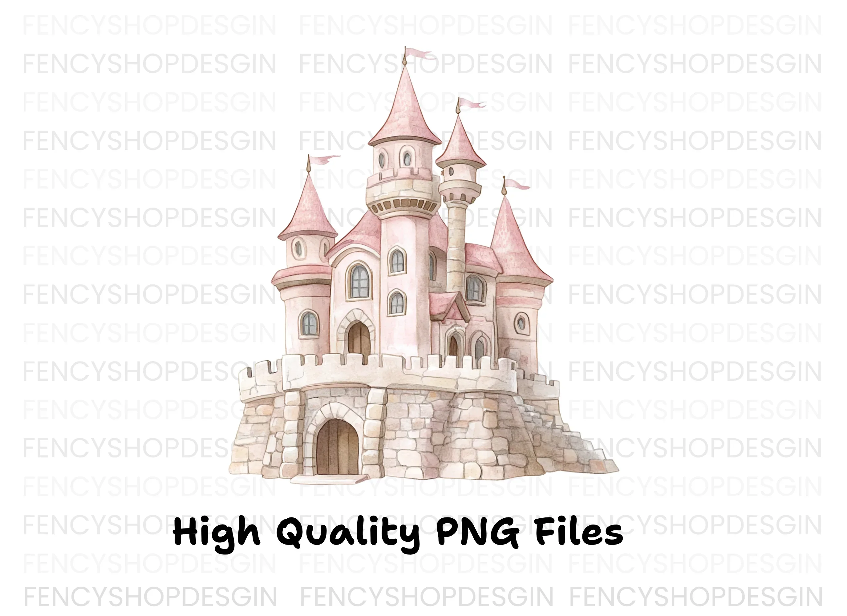 Enchanted Castle Clipart Bundle - Image 2