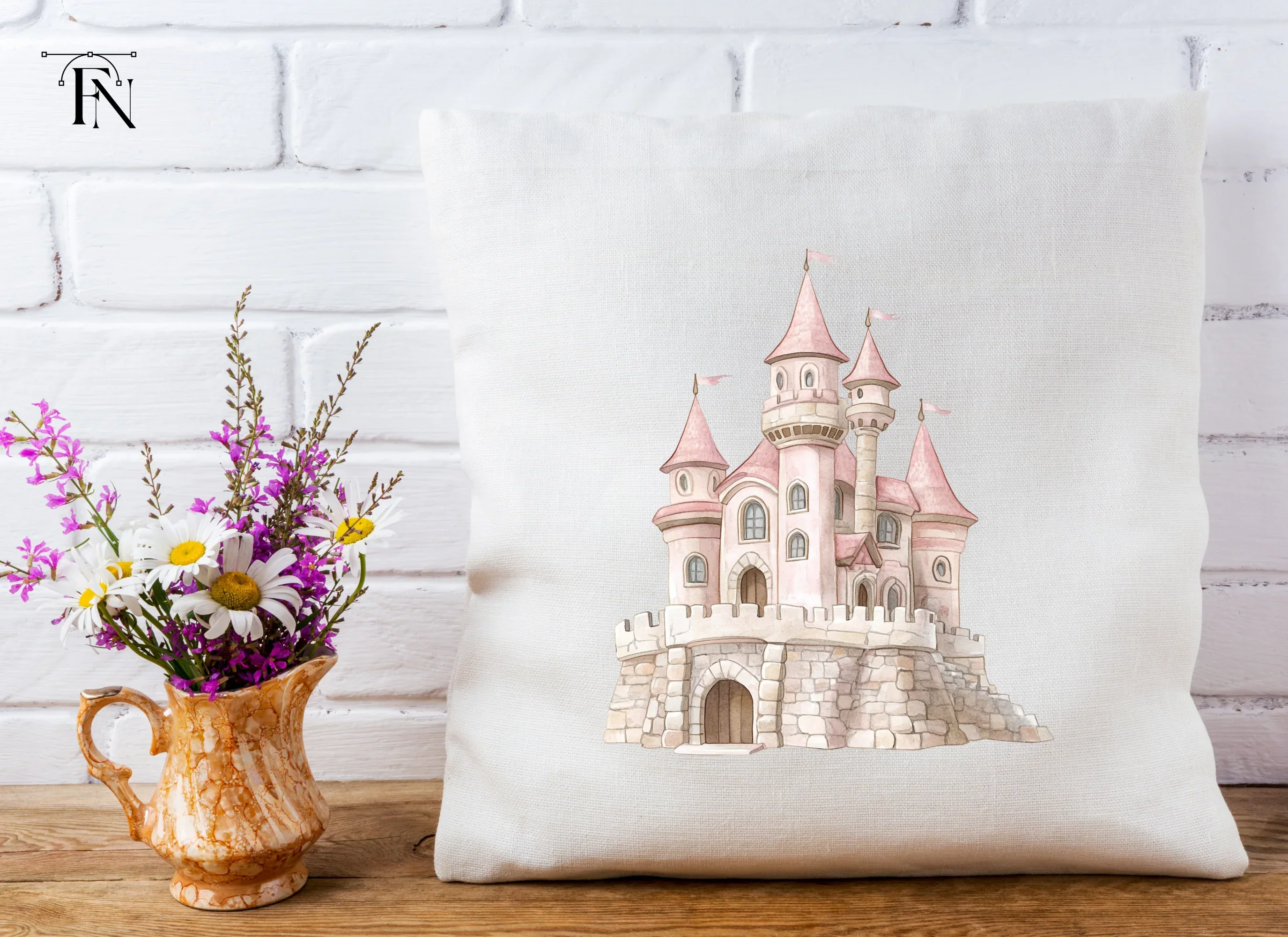 Enchanted Castle Clipart Bundle - Image 3