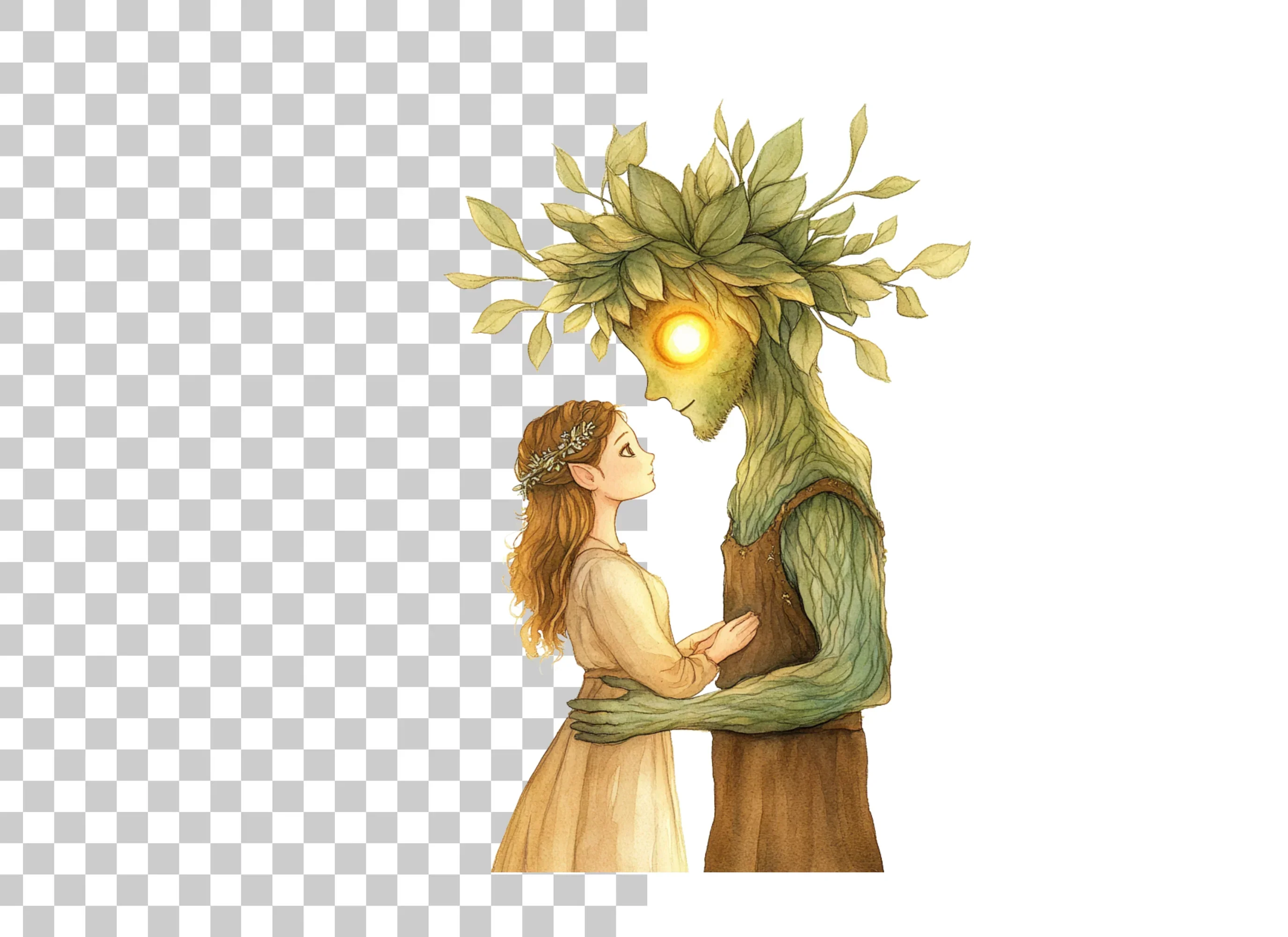Enchanted Forest Spirit Clipart Bundle - Image 6