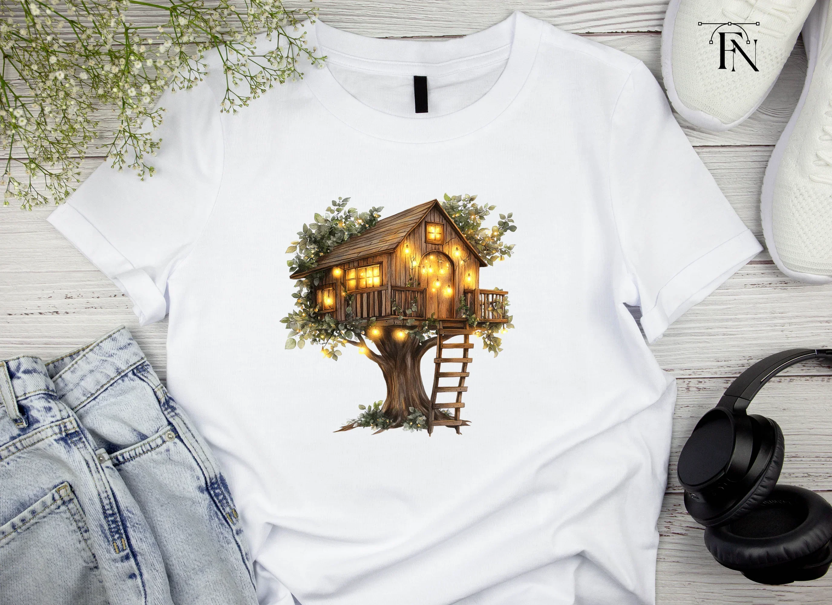 Enchanted Treehouse Clipart Bundle - Image 4