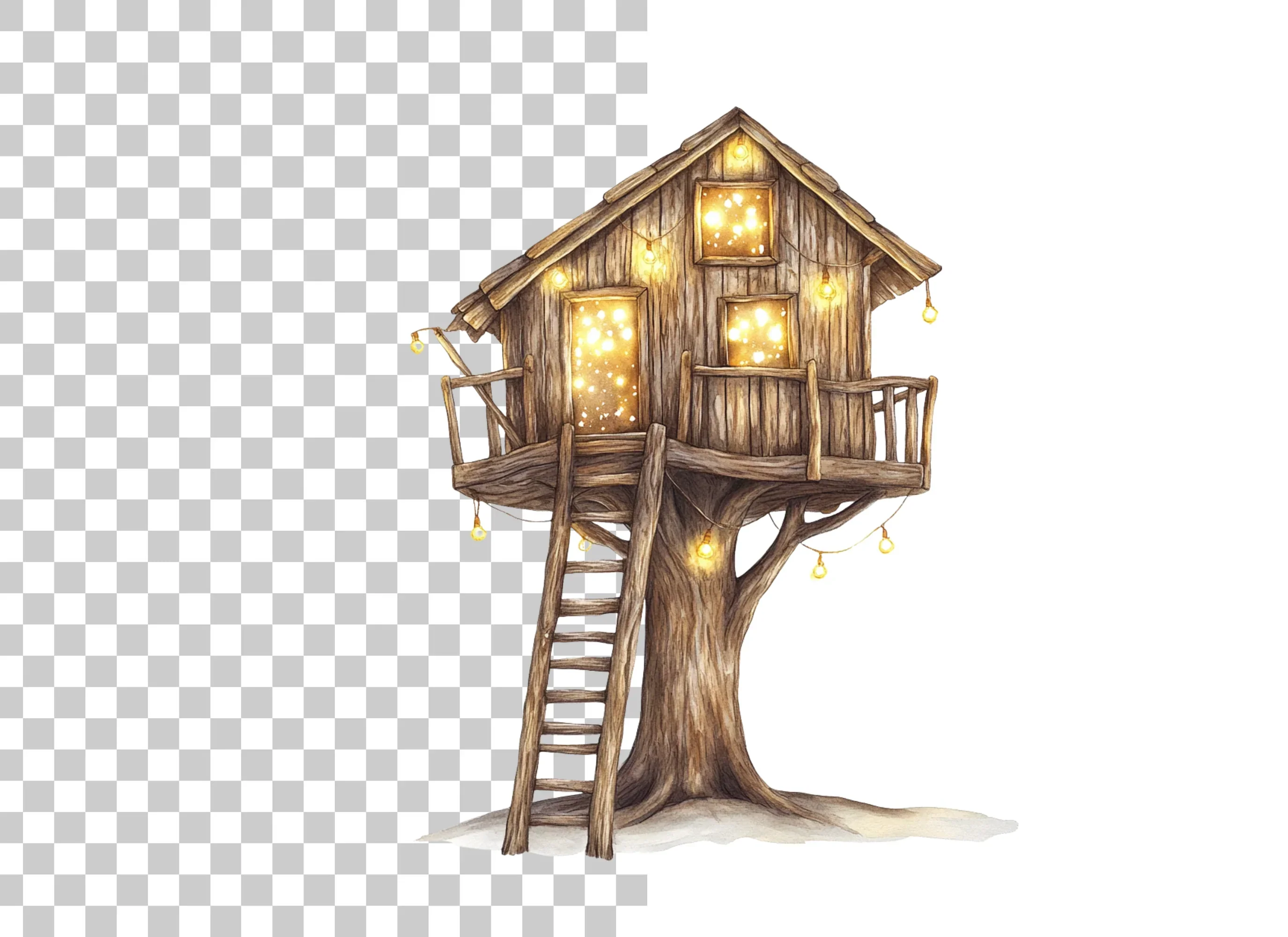 Enchanted Treehouse Clipart Bundle - Image 2