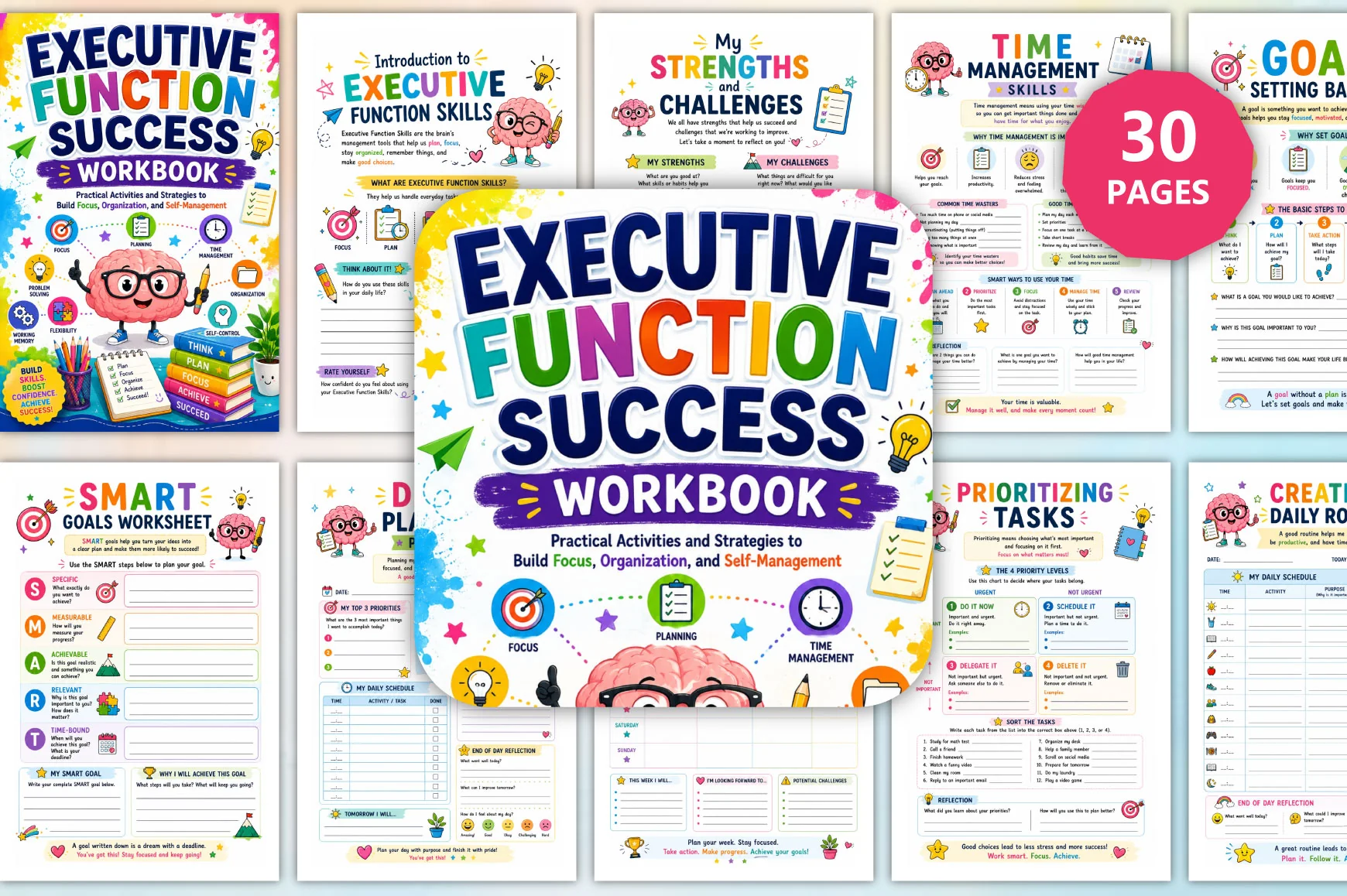 Executive Function Success Workbook