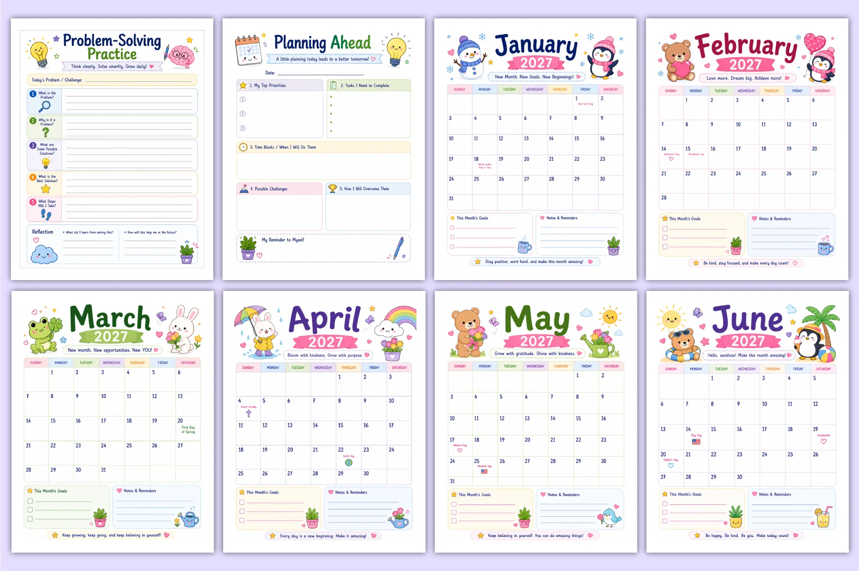 Executive Skills For Kids Planner - Image 4