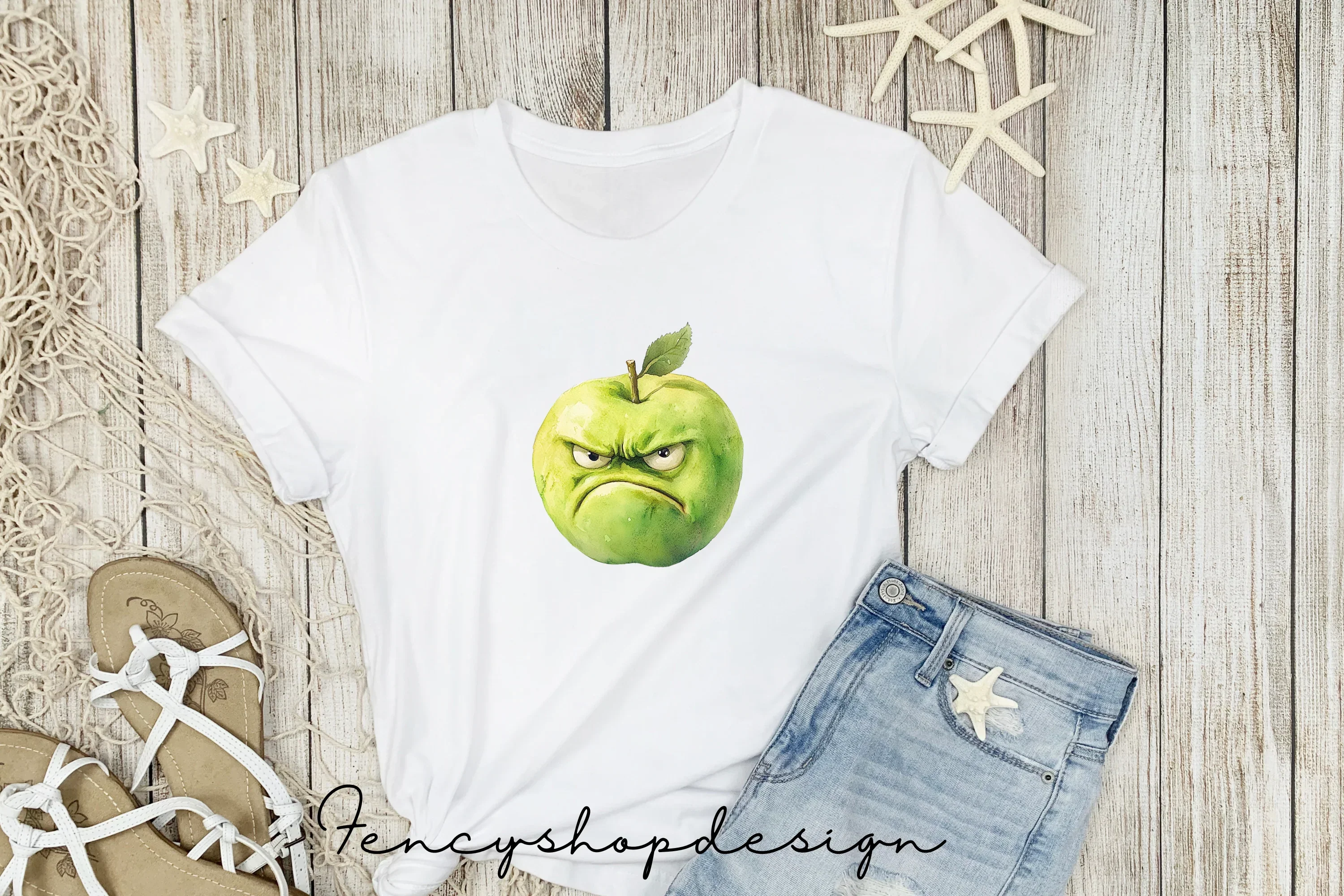 Expressive Apple Faces Clipart Bundle - Image 5