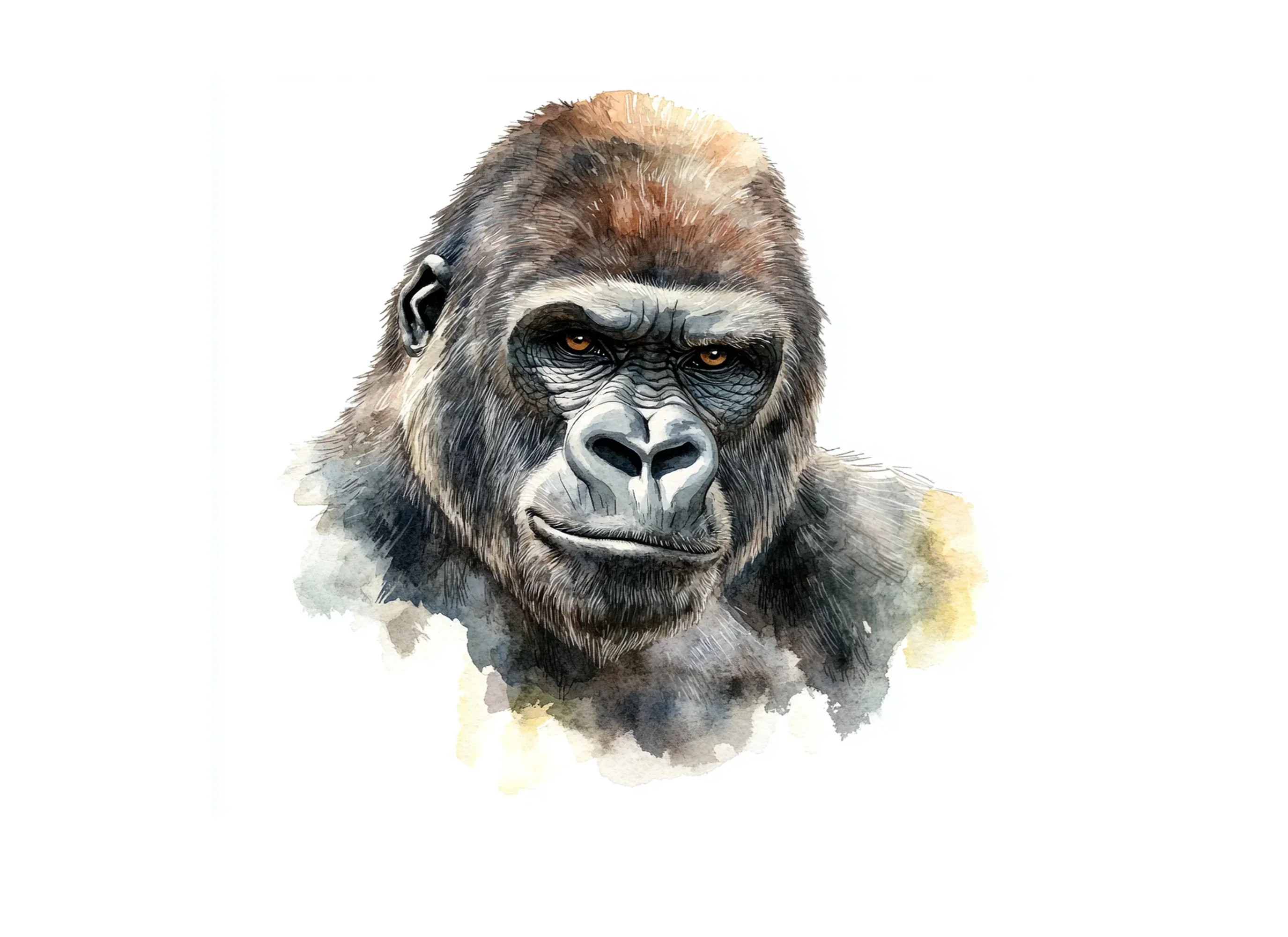 Expressive Gorilla Clipart Bundle - Image 2