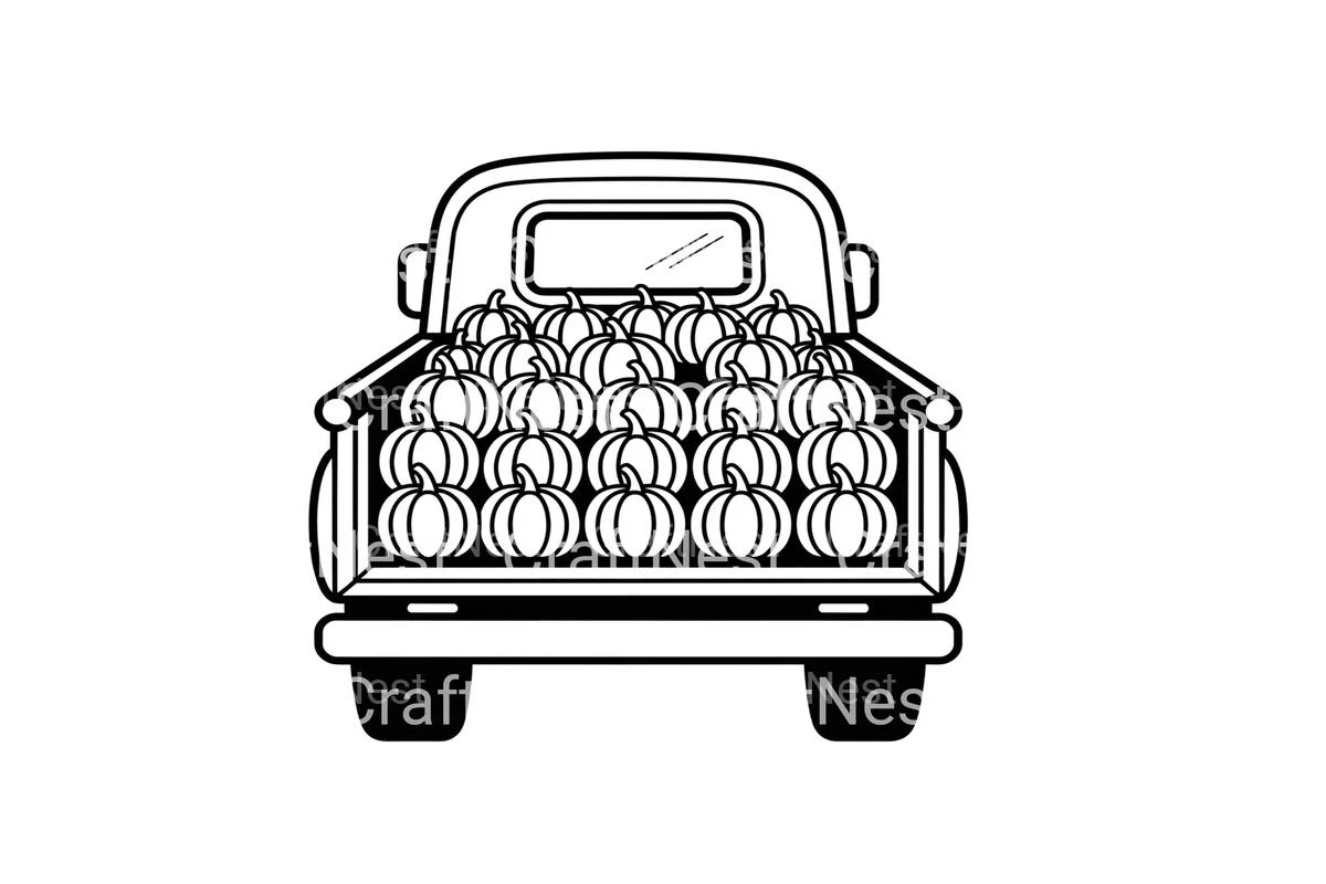 Fall Harvest Truck Coloring Books - Image 2