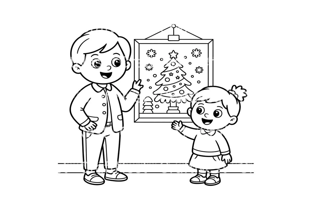 Family Christmas Joy Coloring Books - Image 4