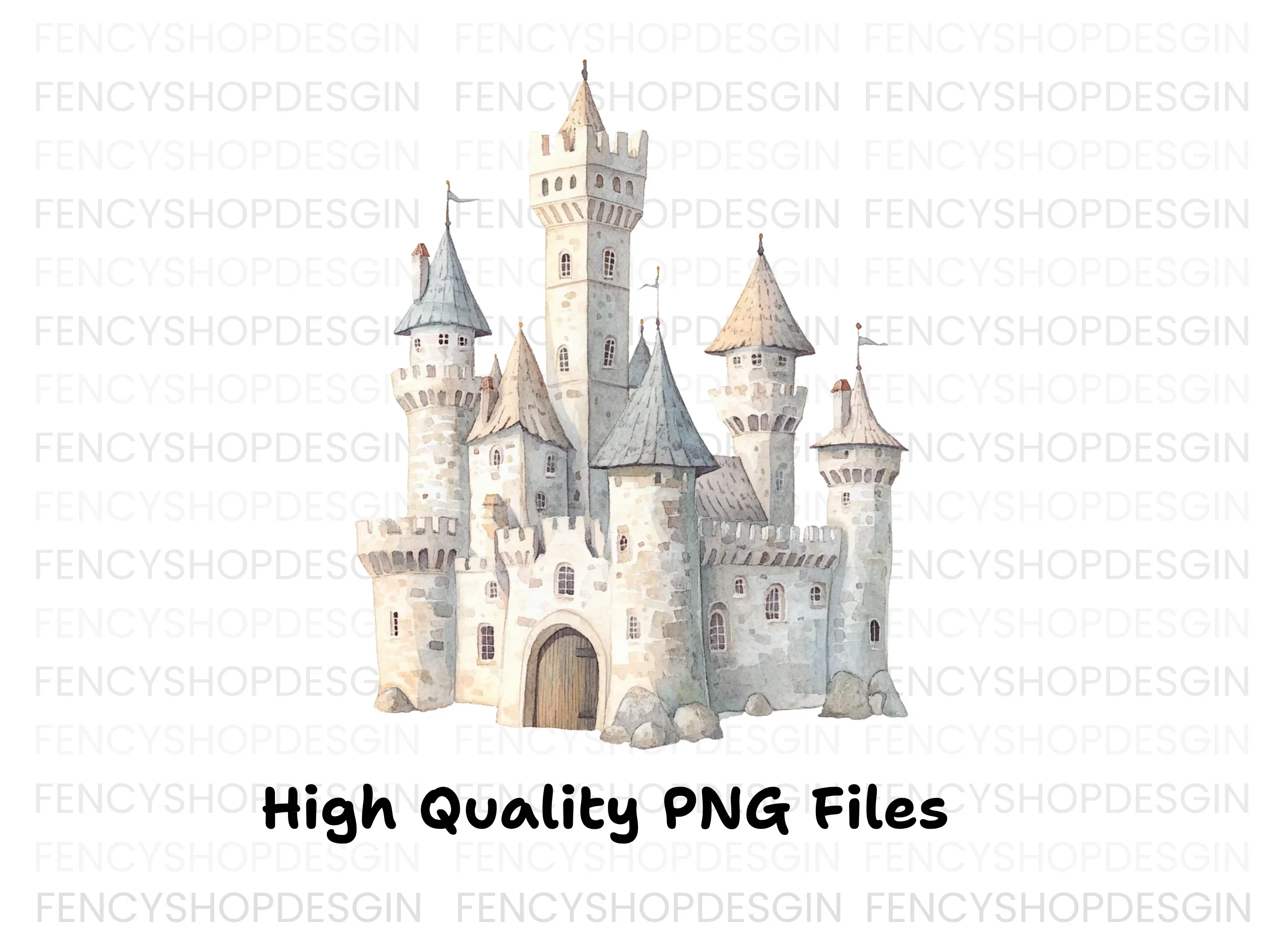 Fantasy Castle Clipart Bundle - Image 2