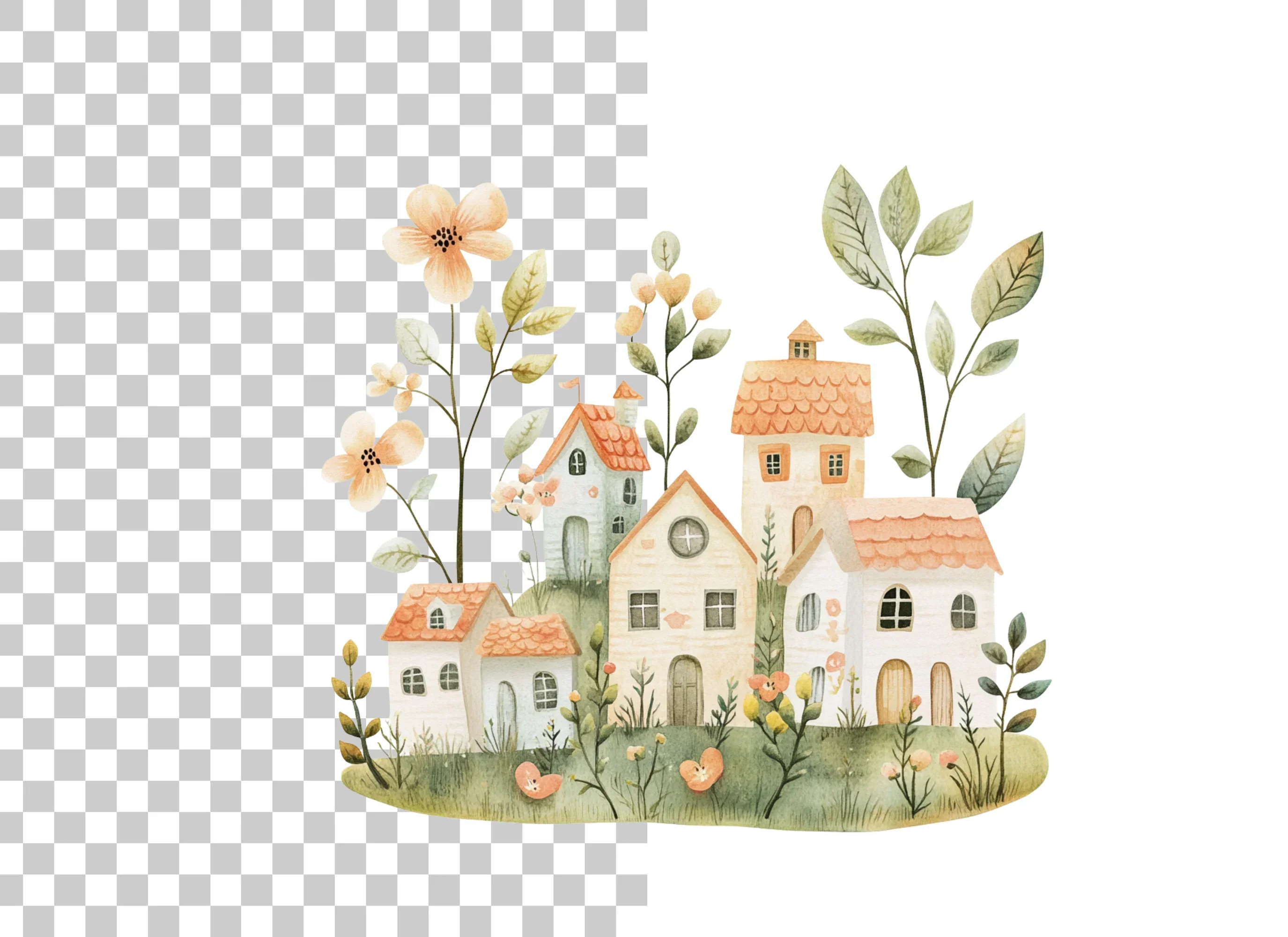 Fantasy Village Clipart Bundle - Image 2