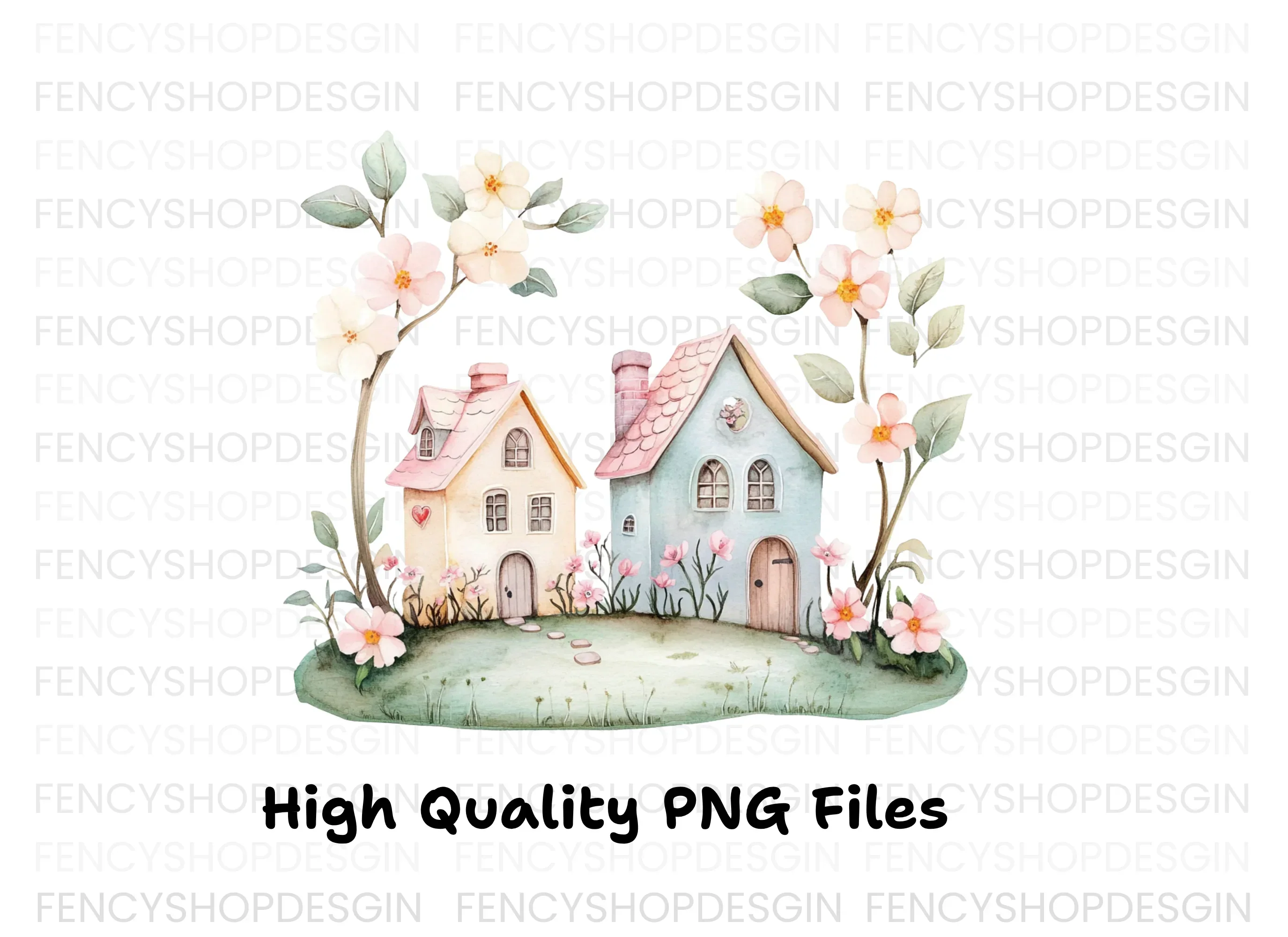 Fantasy Village Clipart Bundle - Image 3