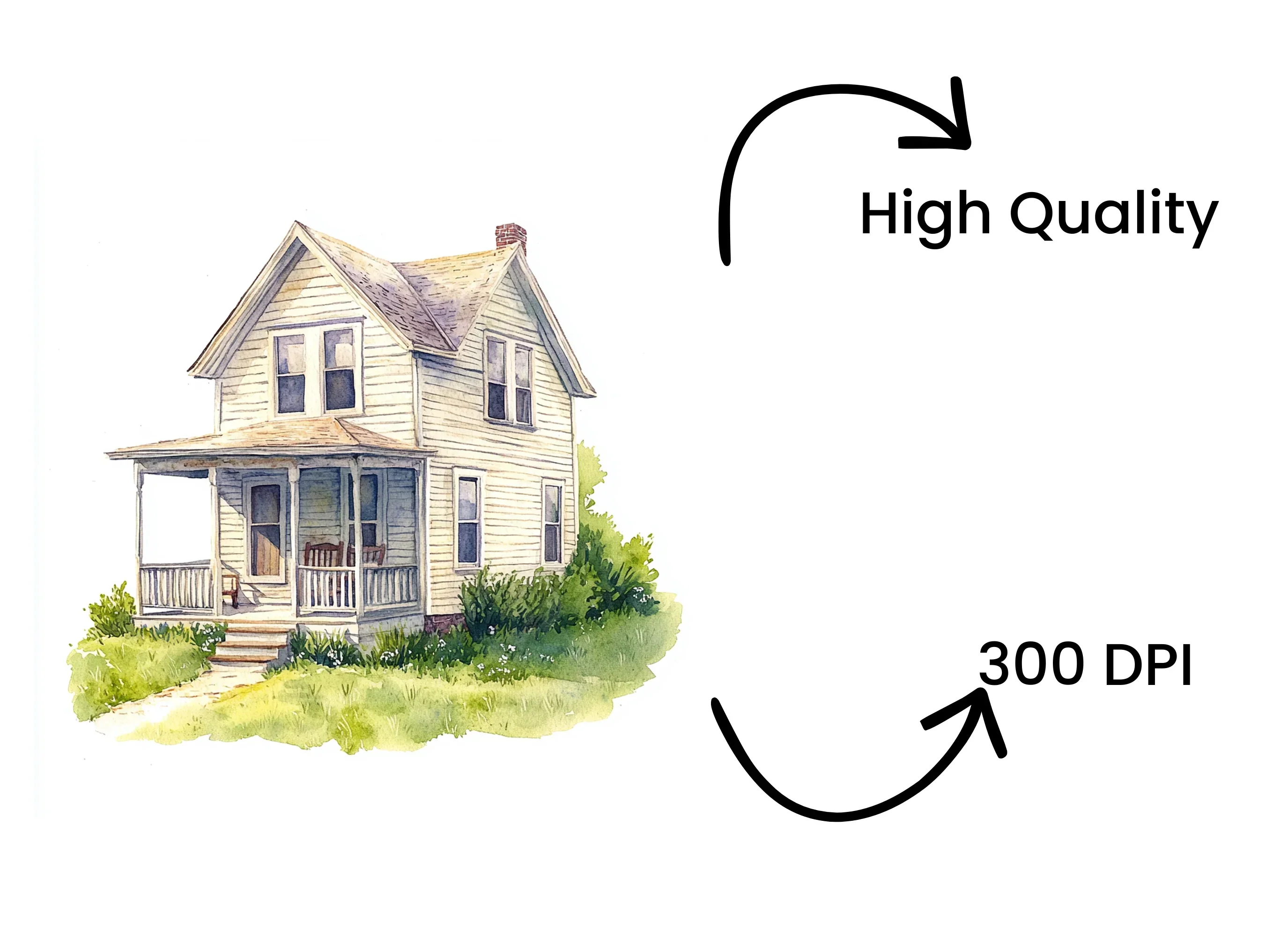 Farmhouse Clipart Bundle - Image 4