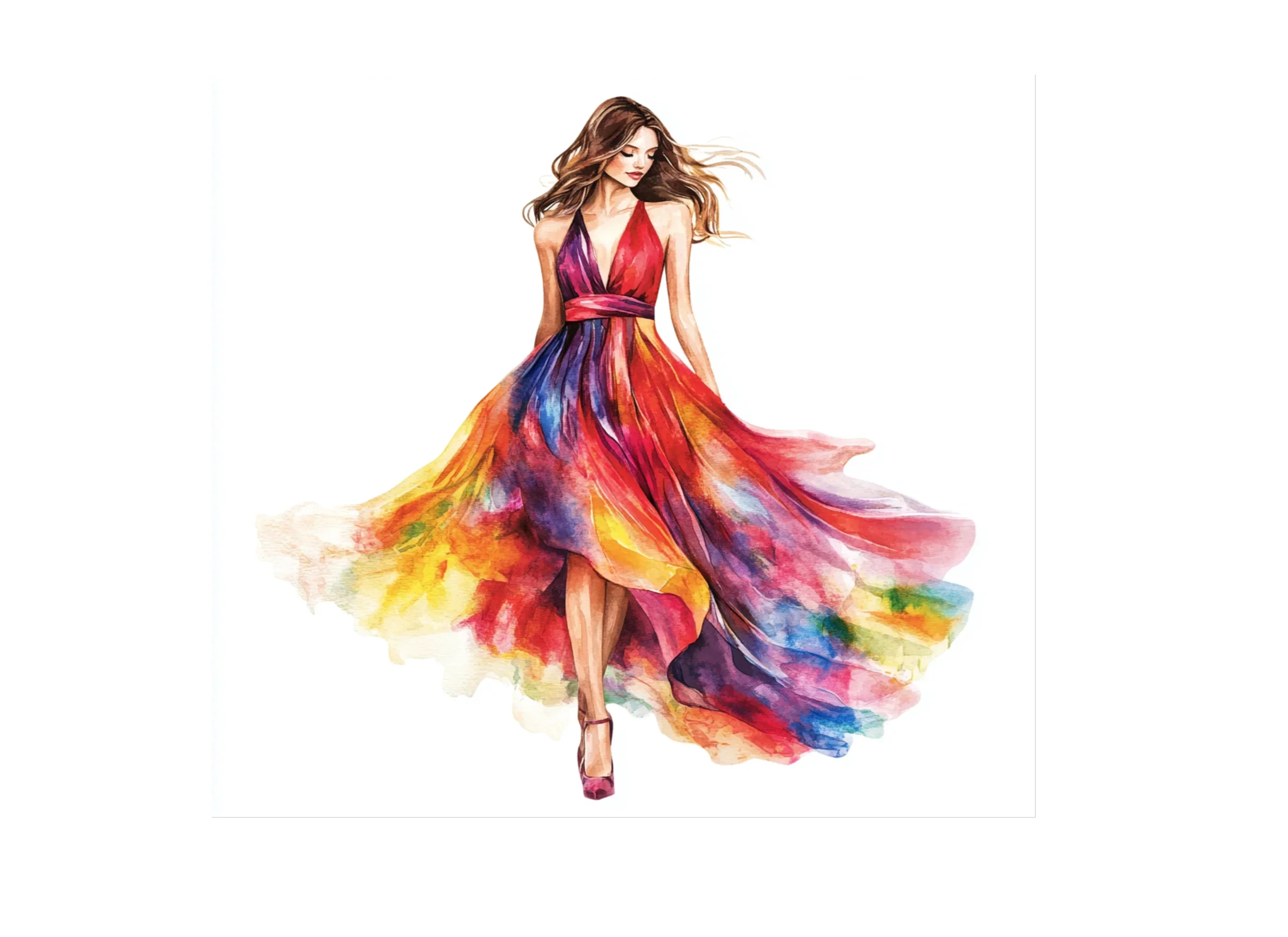 Fashionable Dress Clipart Bundle - Image 2