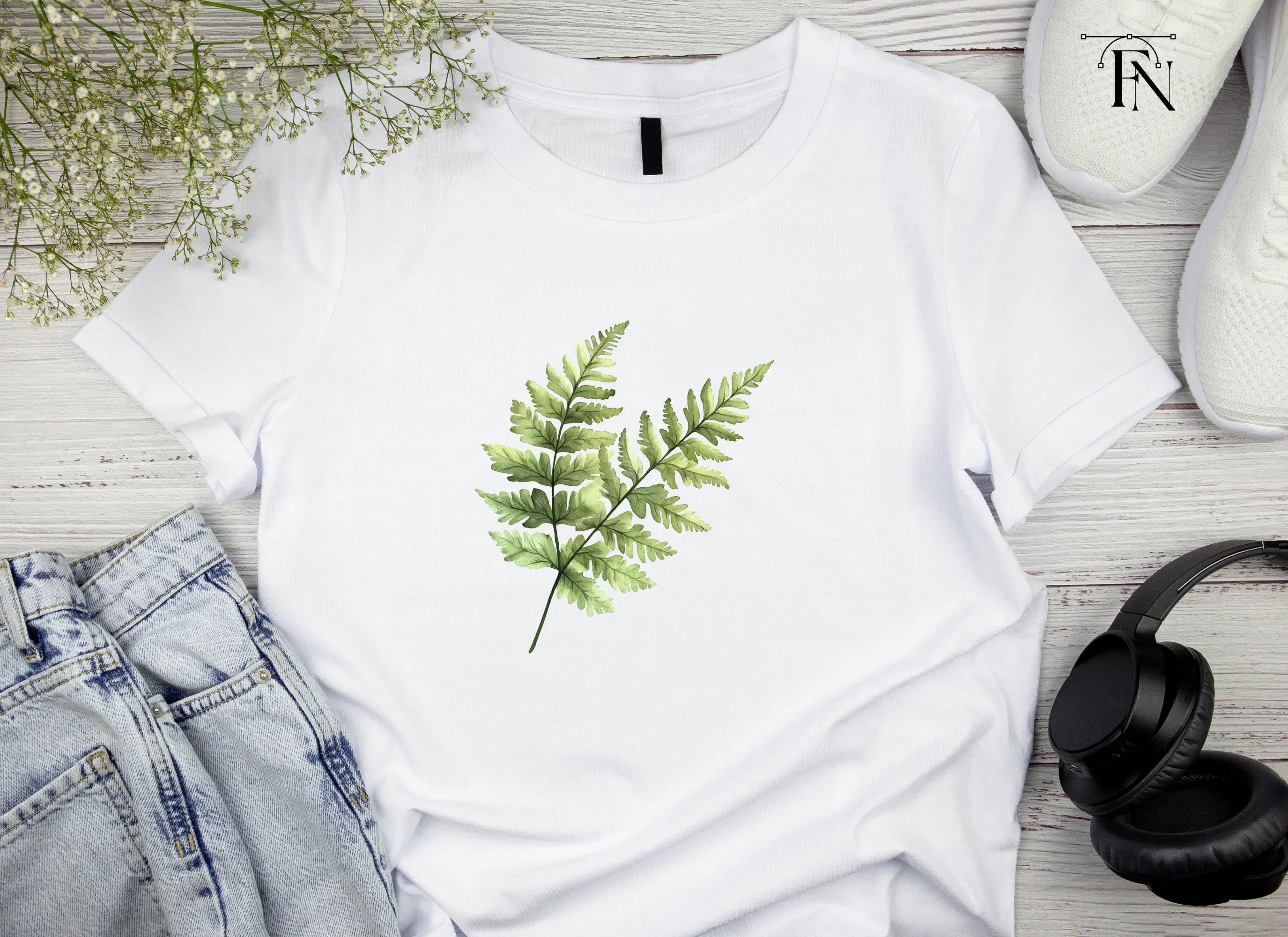 Fern Leaf Clipart Bundle - Image 4