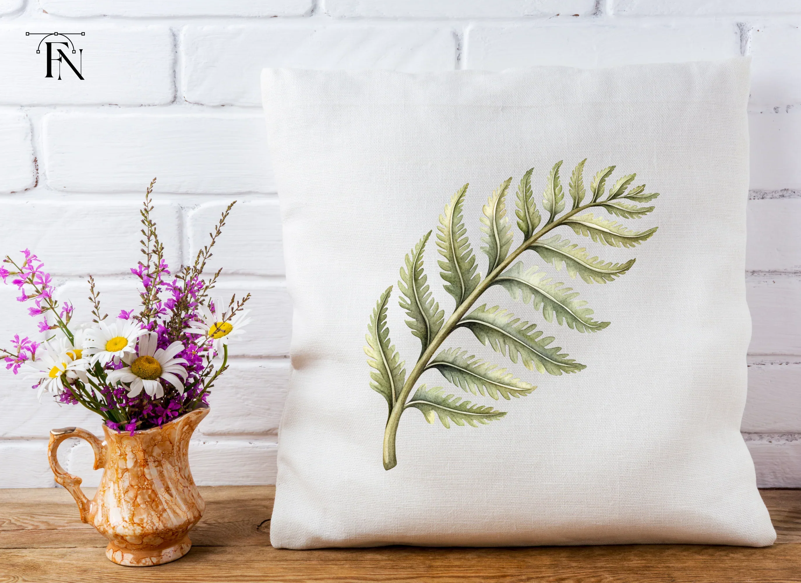 Fern Leaves Clipart Bundle - Image 5