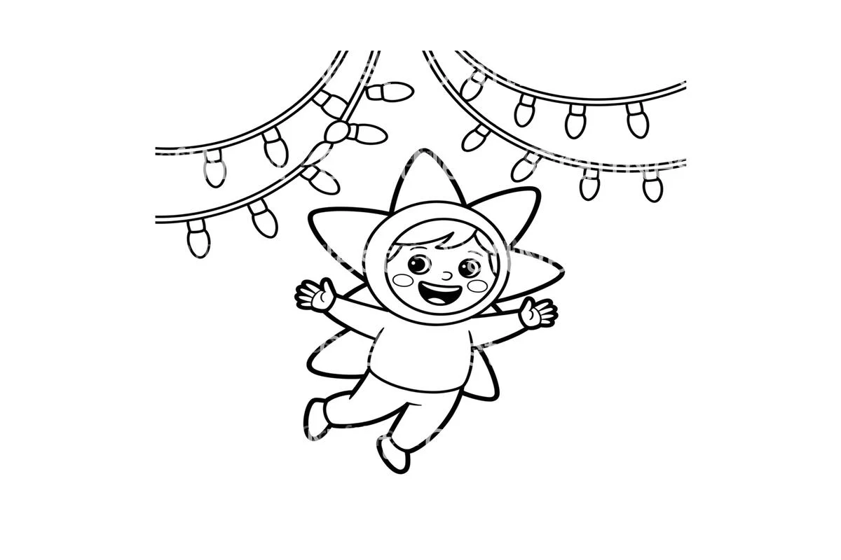 Festive Kids Christmas Coloring Books - Image 3