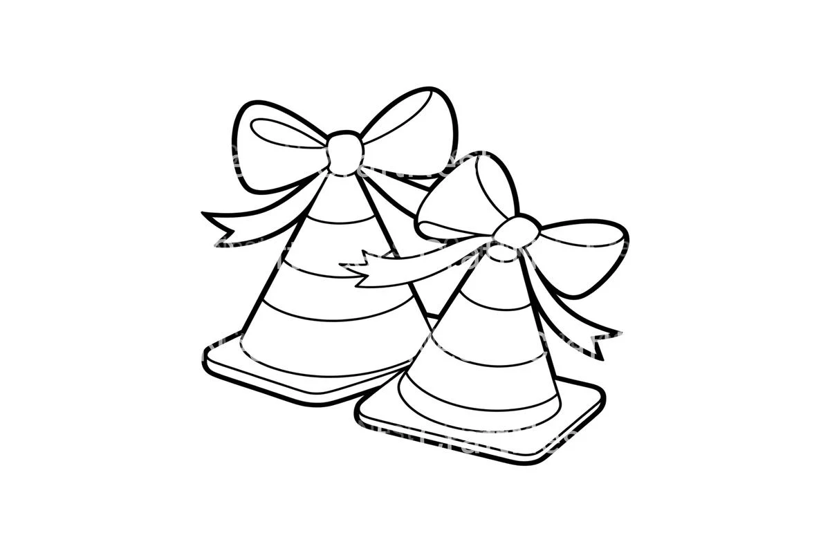 Festive Traffic Cone Coloring Books - Image 3