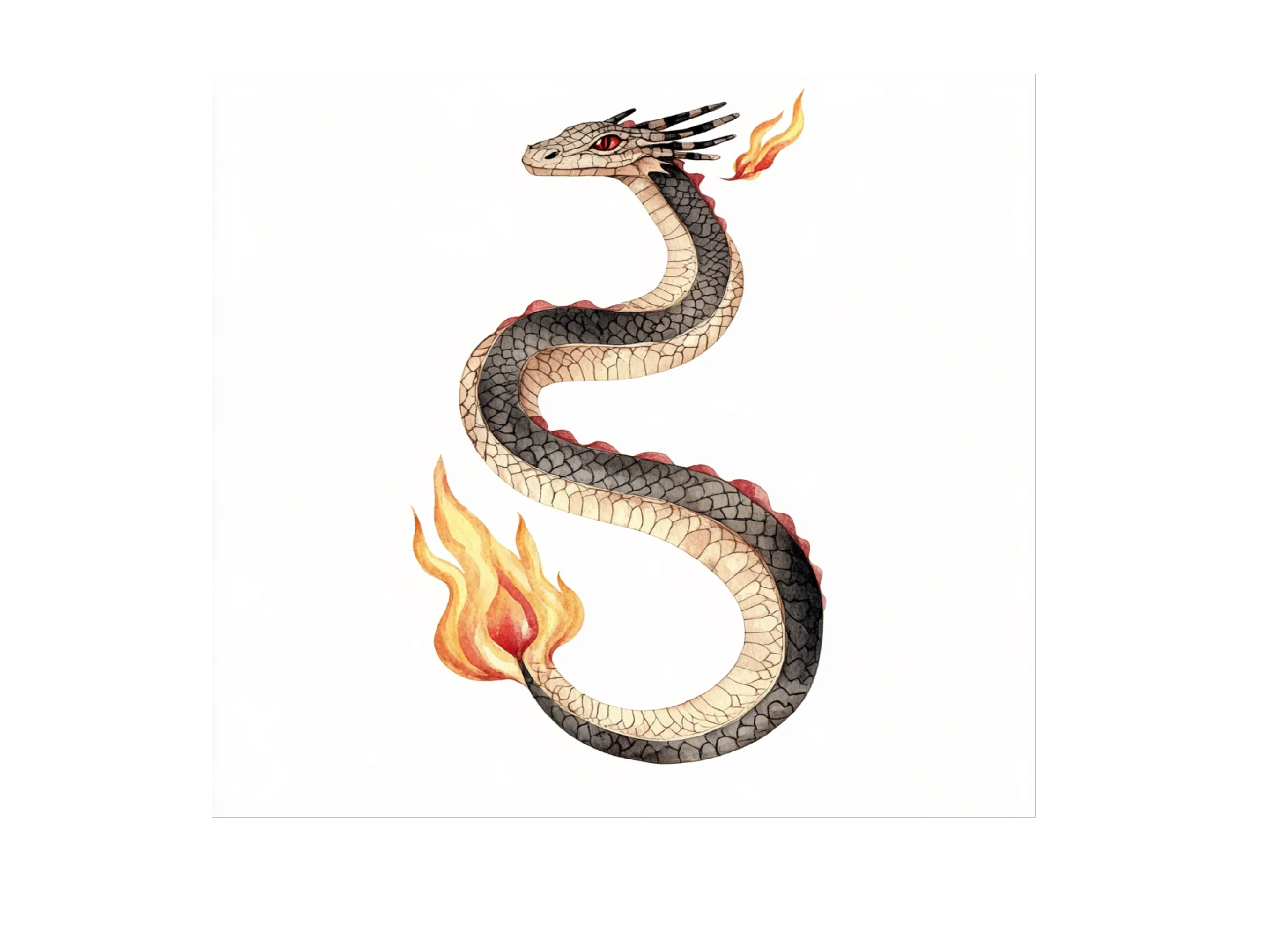 Fiery Dragon Clipart Bundle - Image 3