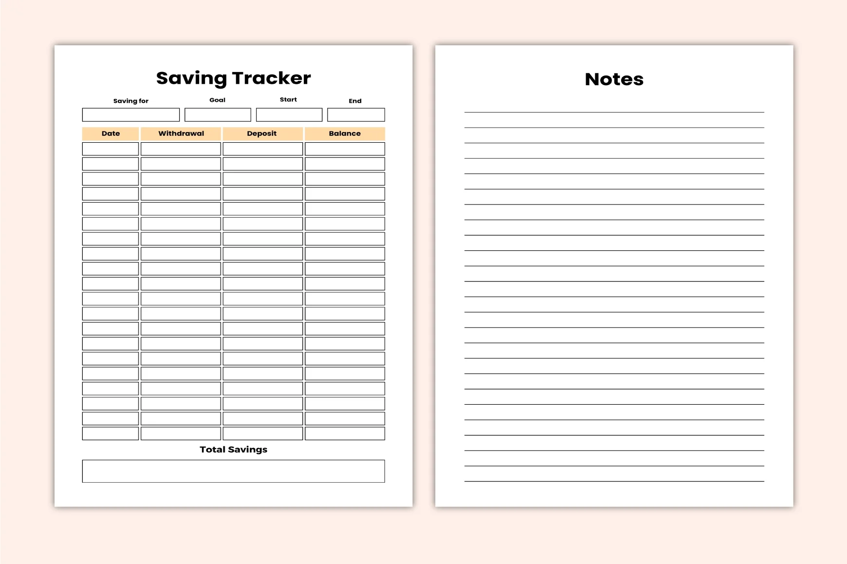 Financial Savings Challenge Planner - Image 3