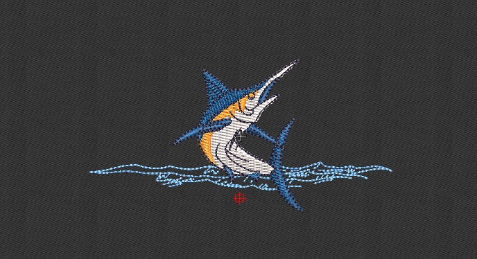Fish Embroidery Design