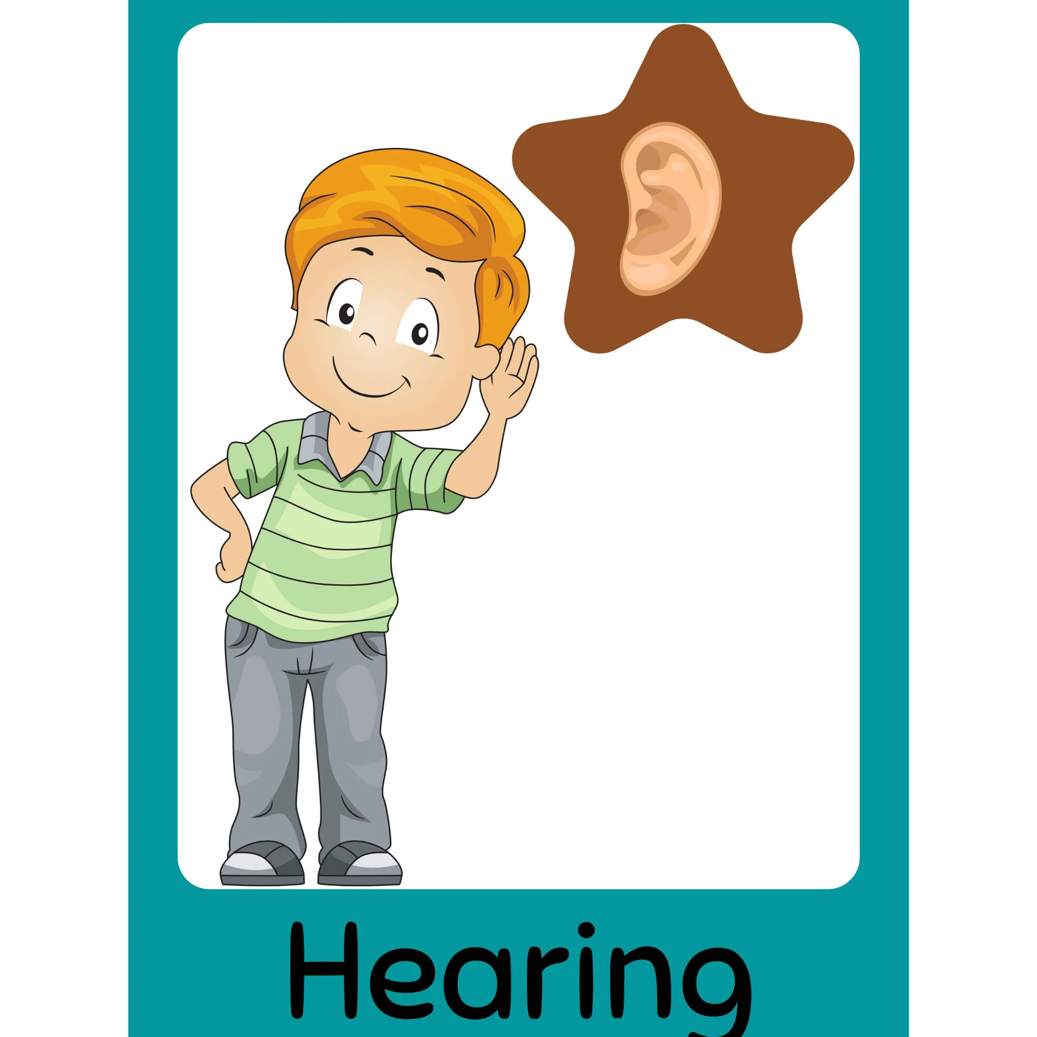 Five Senses Flashcards for Kids - Image 3