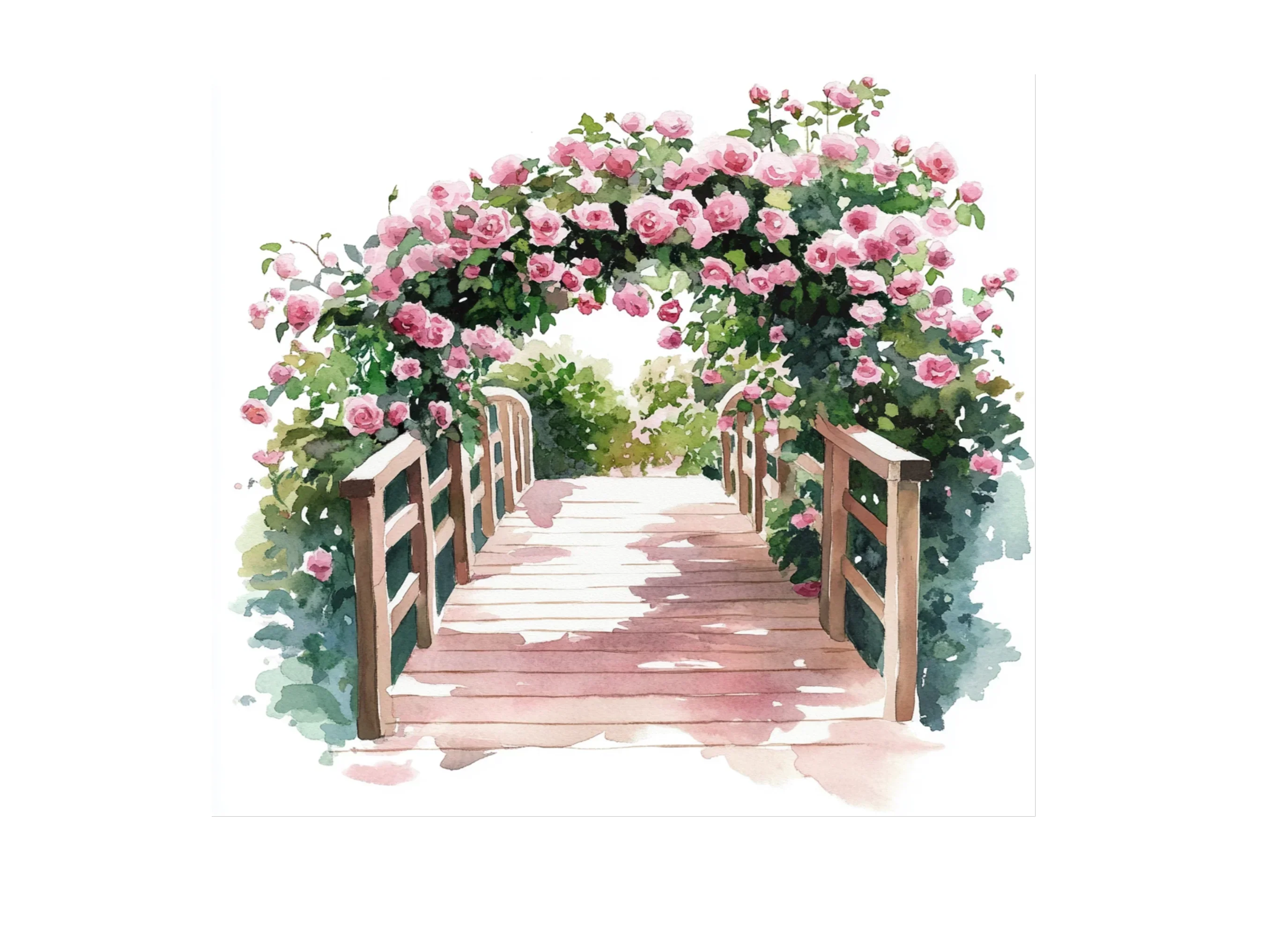 Floral Bridge Clipart Bundle - Image 2