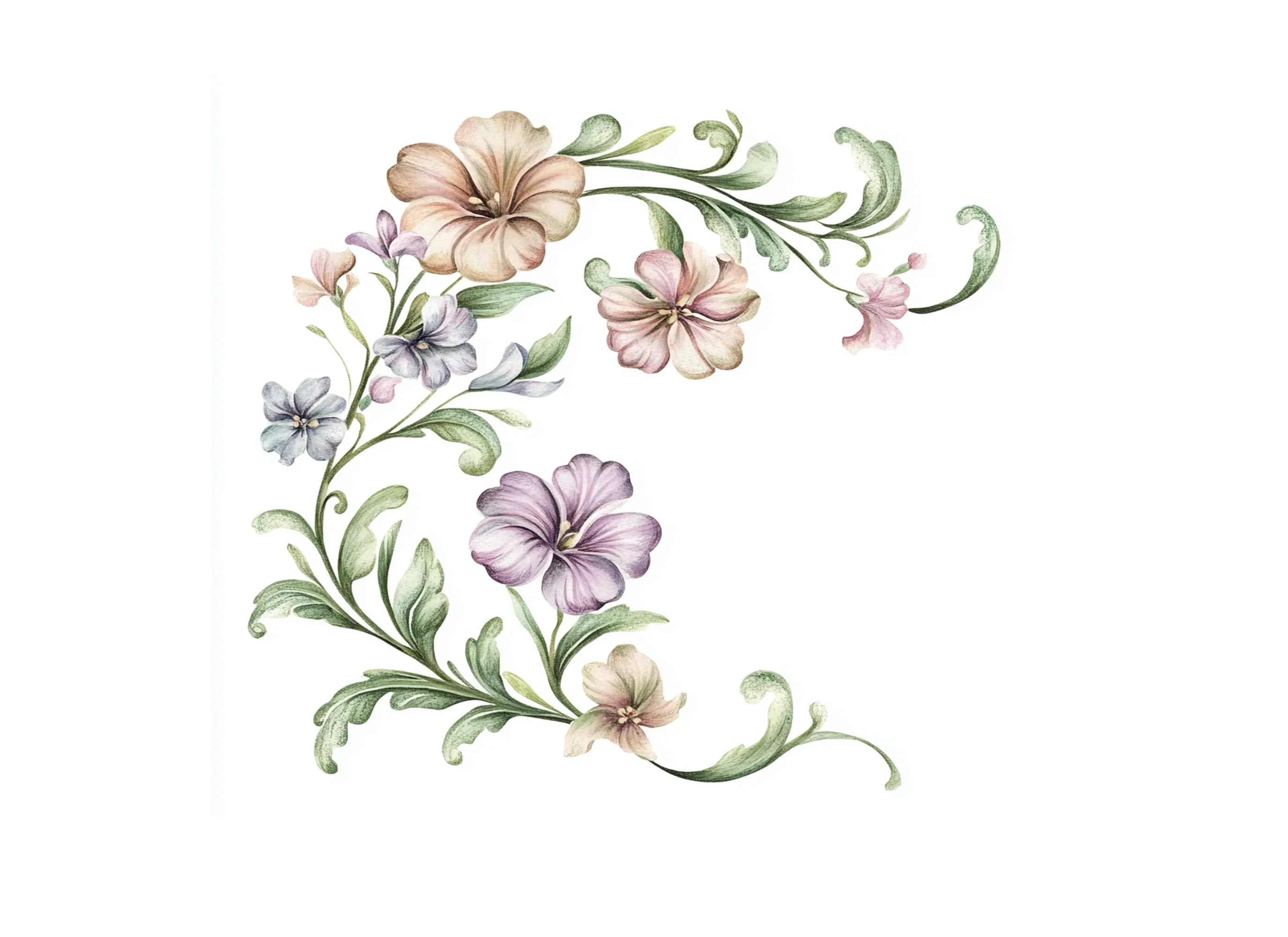 Floral Corner Clipart Bundle - Image 2