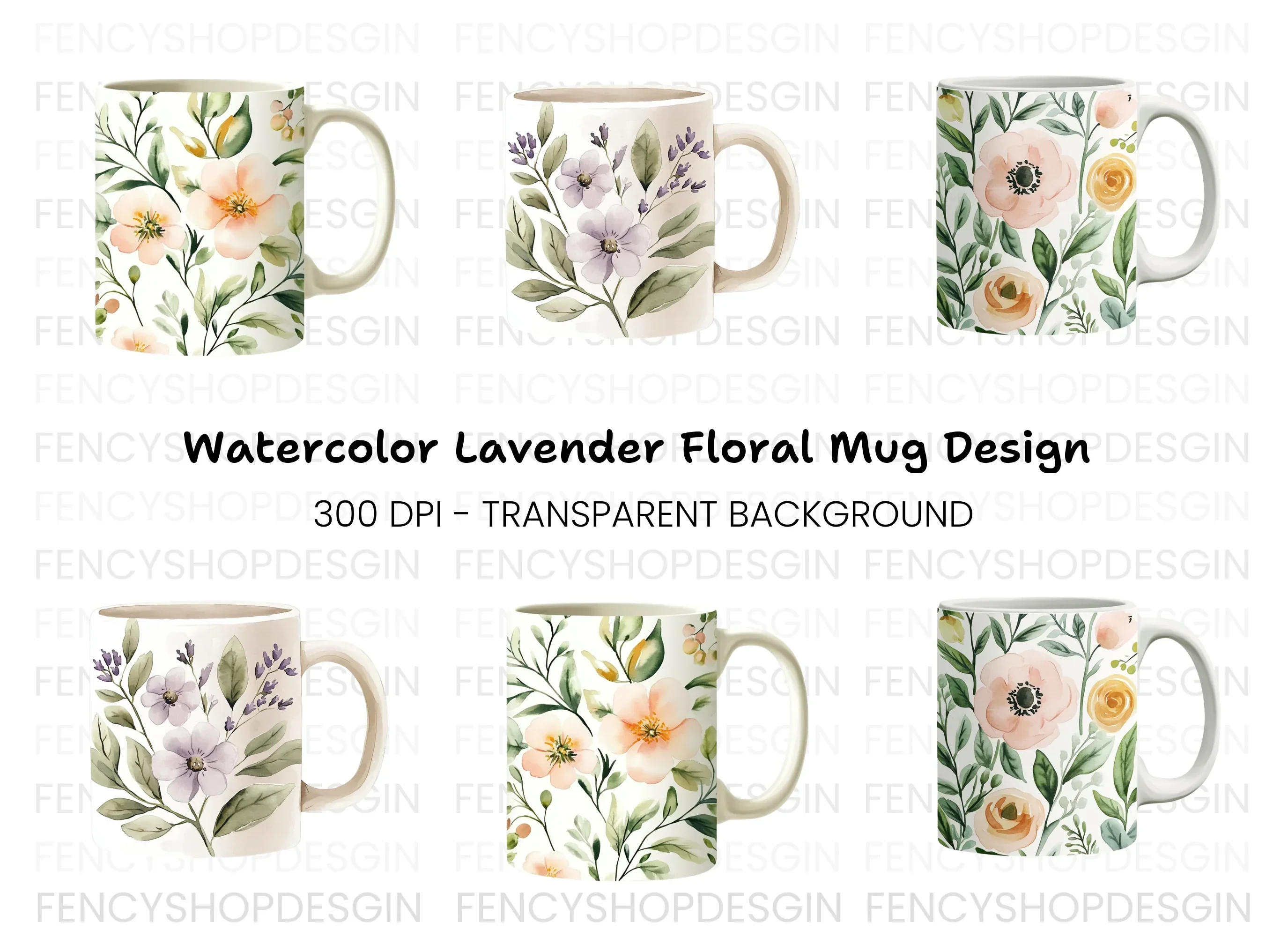 Floral Designs Clipart Bundle