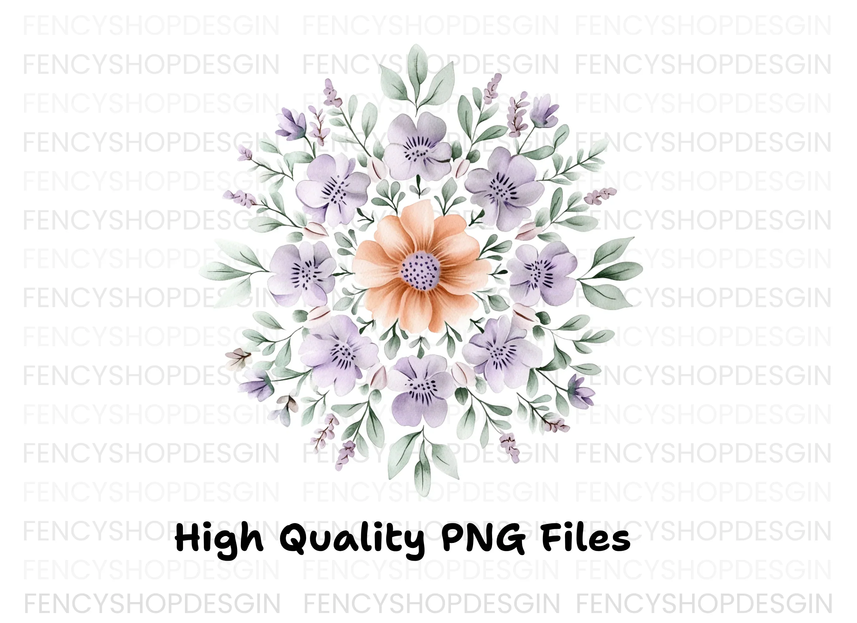 Floral Mandala Clipart Bundle - Image 2