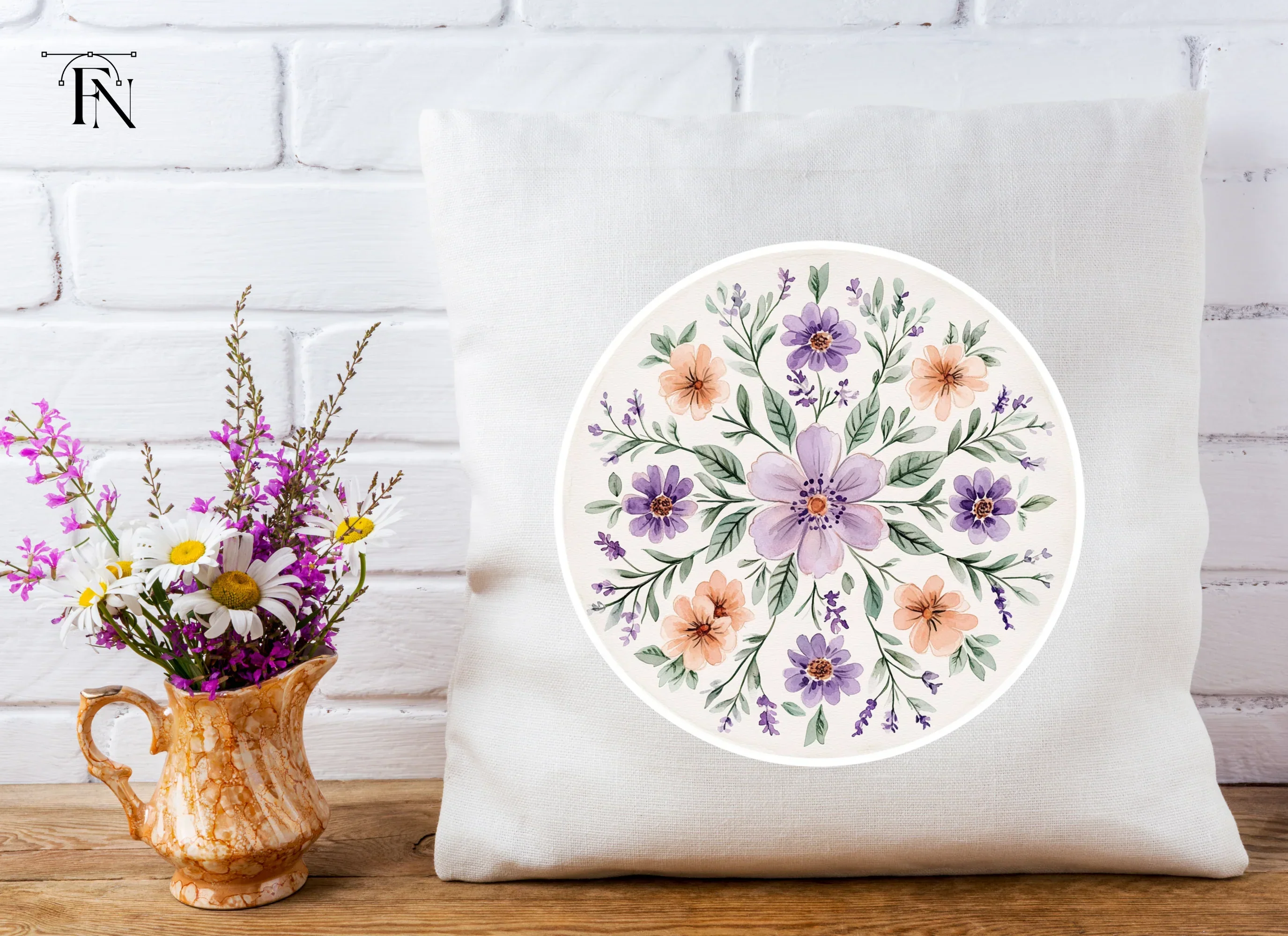 Floral Mandala Clipart Bundle - Image 5