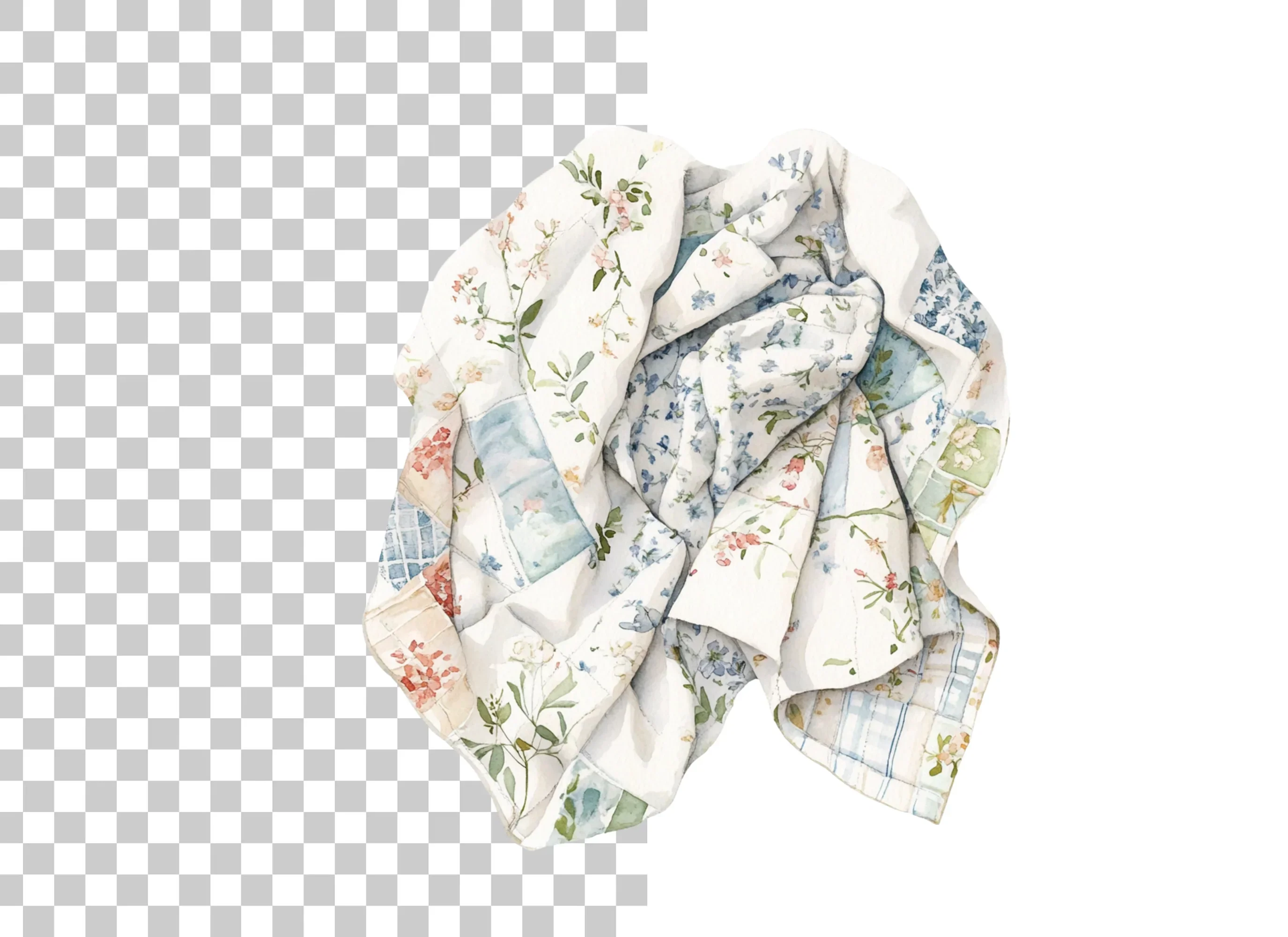 Floral Quilt Clipart Bundle - Image 2