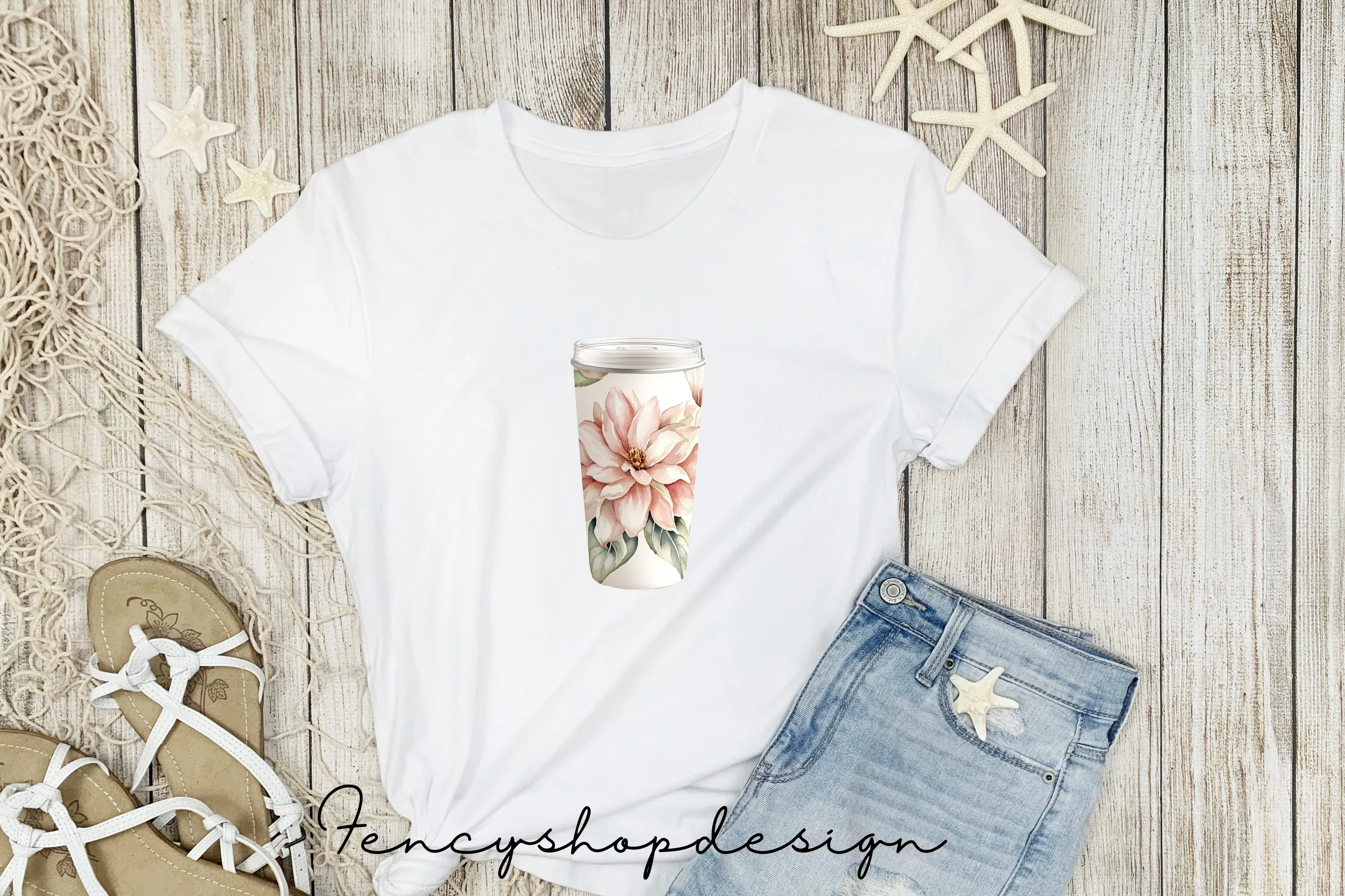 Floral Tumbler Clipart Bundle - Image 5