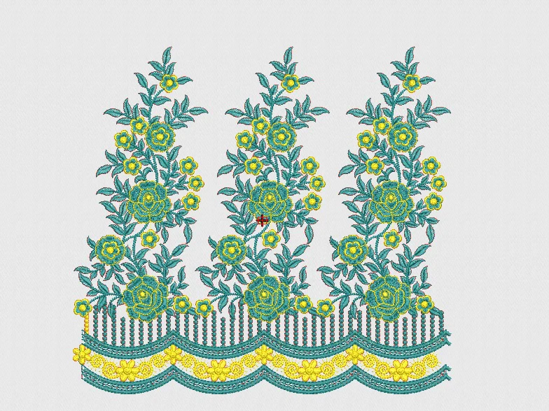 Flower Embroidery Design