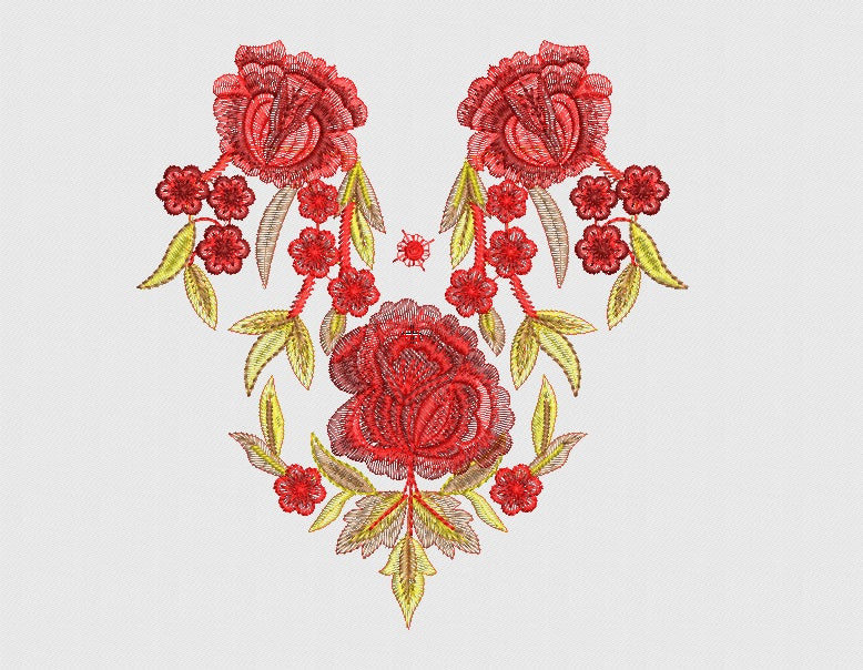 Flower Embroidery Design