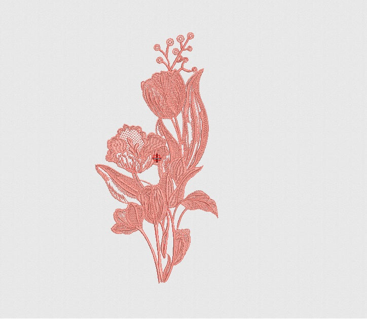 Flower Embroidery Design