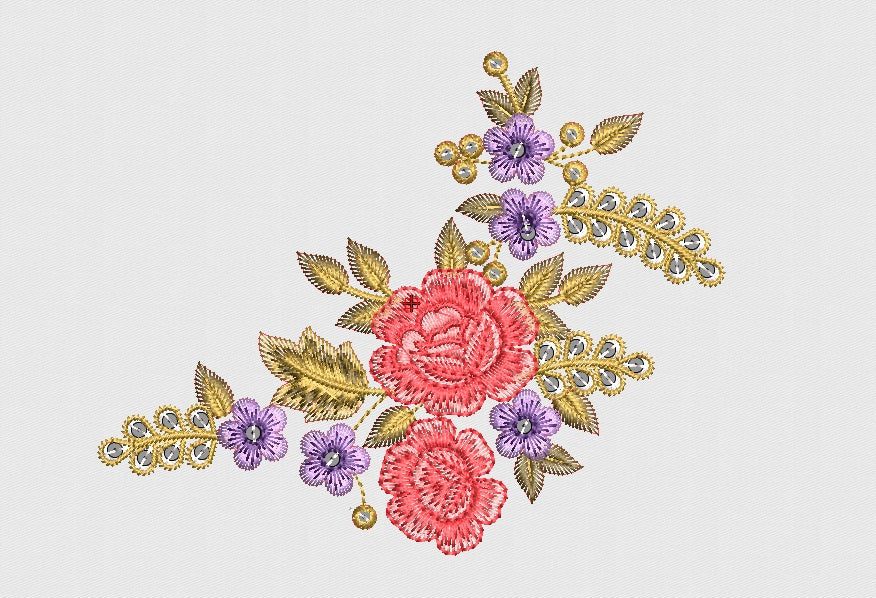 Flower Embroidery Design