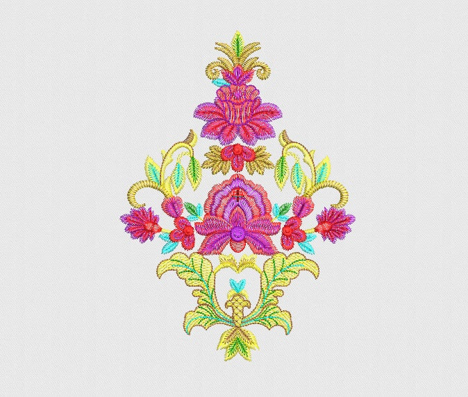 Flower Embroidery Design