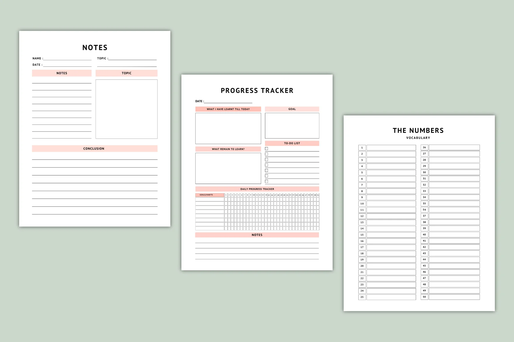 Fluency Focus Language Planner - Image 3