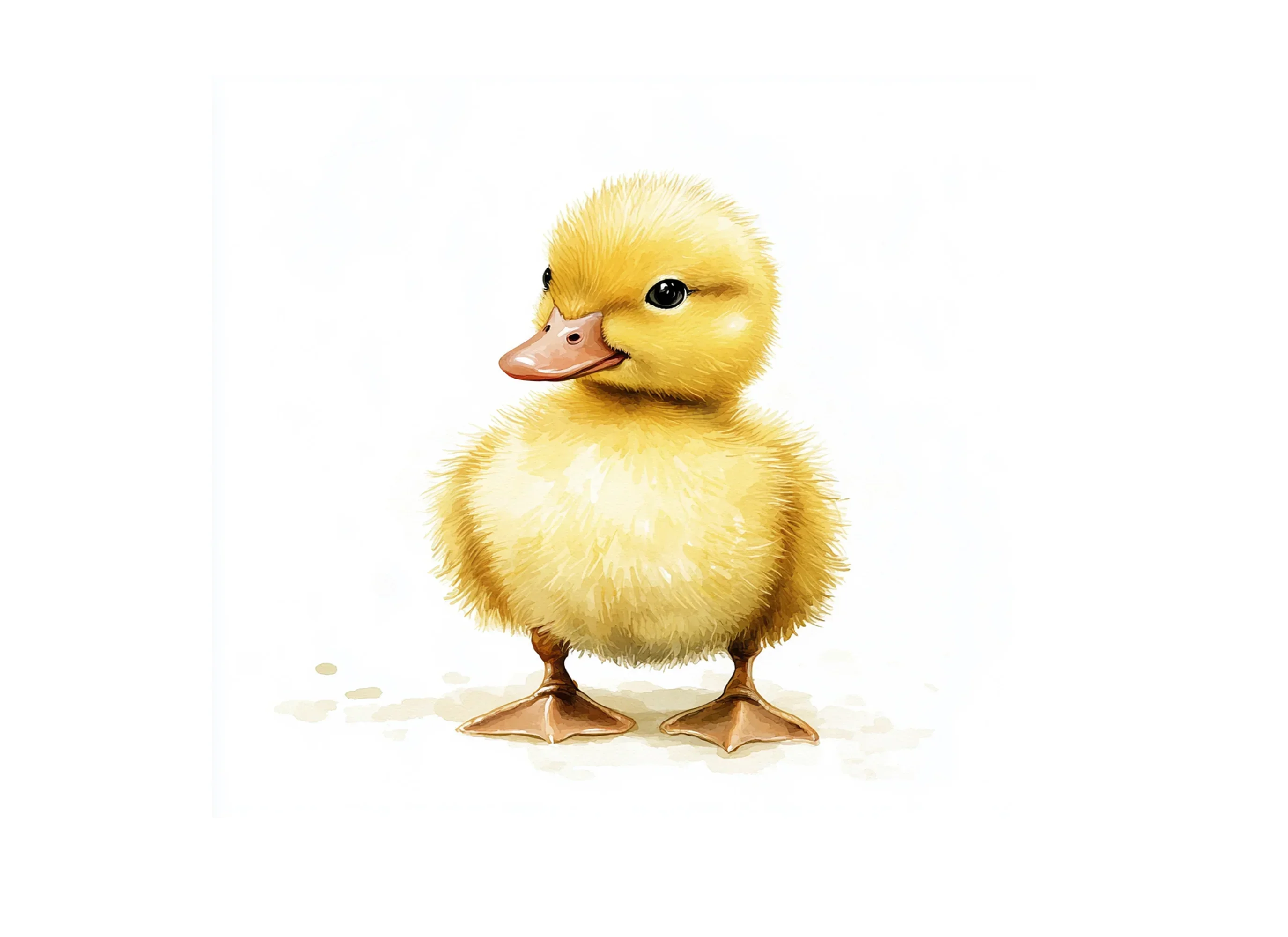 Fluffy Yellow Duckling Clipart Bundle - Image 3