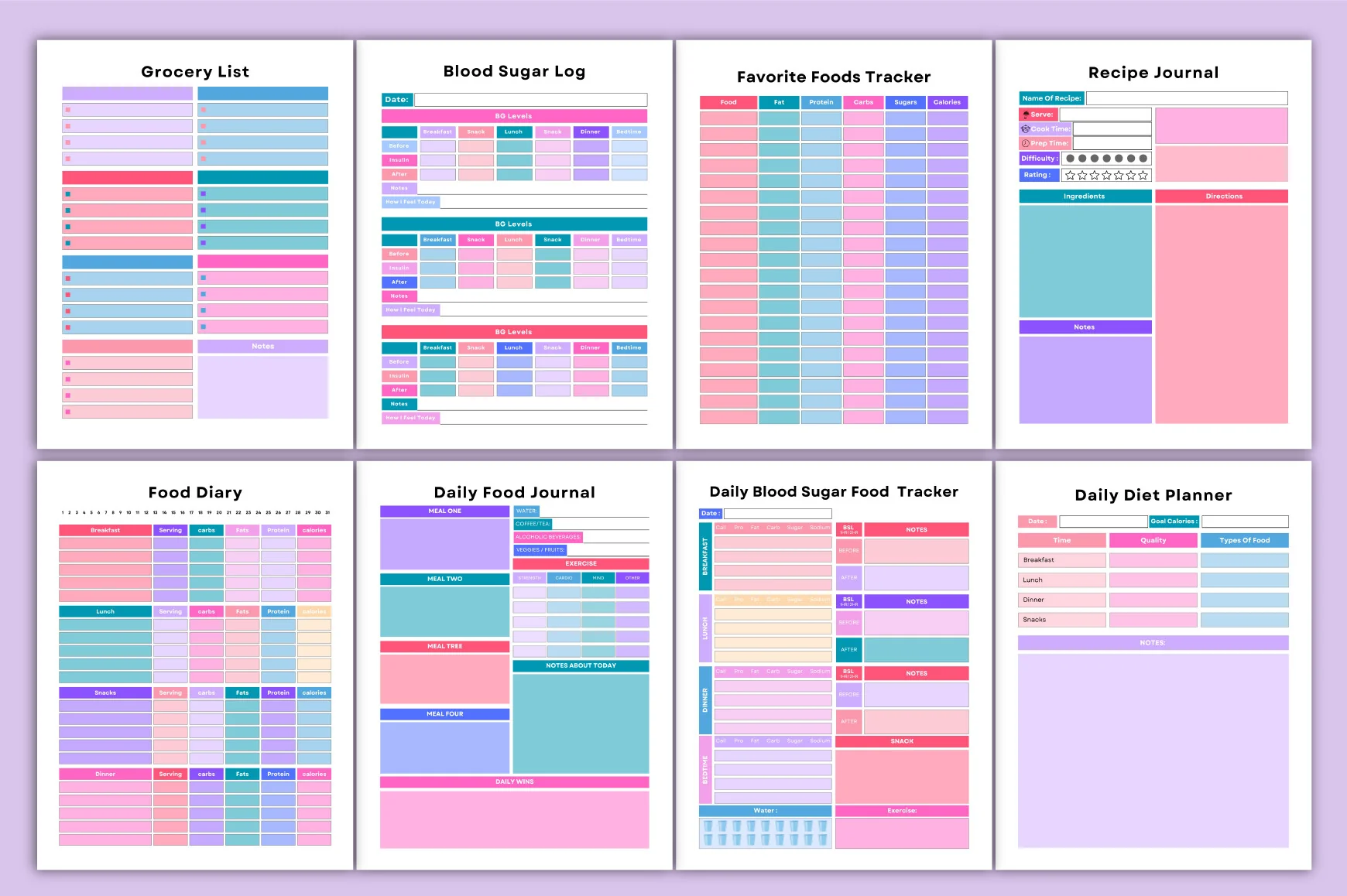 Food Journal for Tracking Meals and Nutrition - Image 4