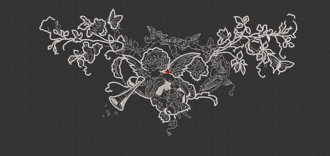 Forest Embroidery Design